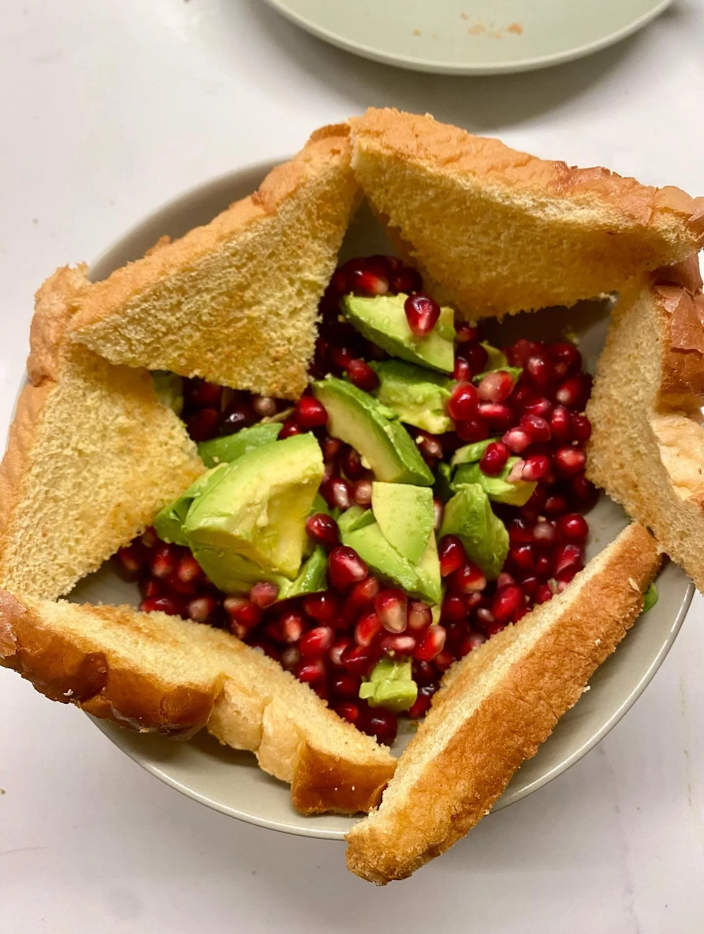 Just another millennial avocado toast eater. I like to add pomegranate seeds and toasted brioche. So many terrible financial decisions. #millenial #avacadotoast🥑