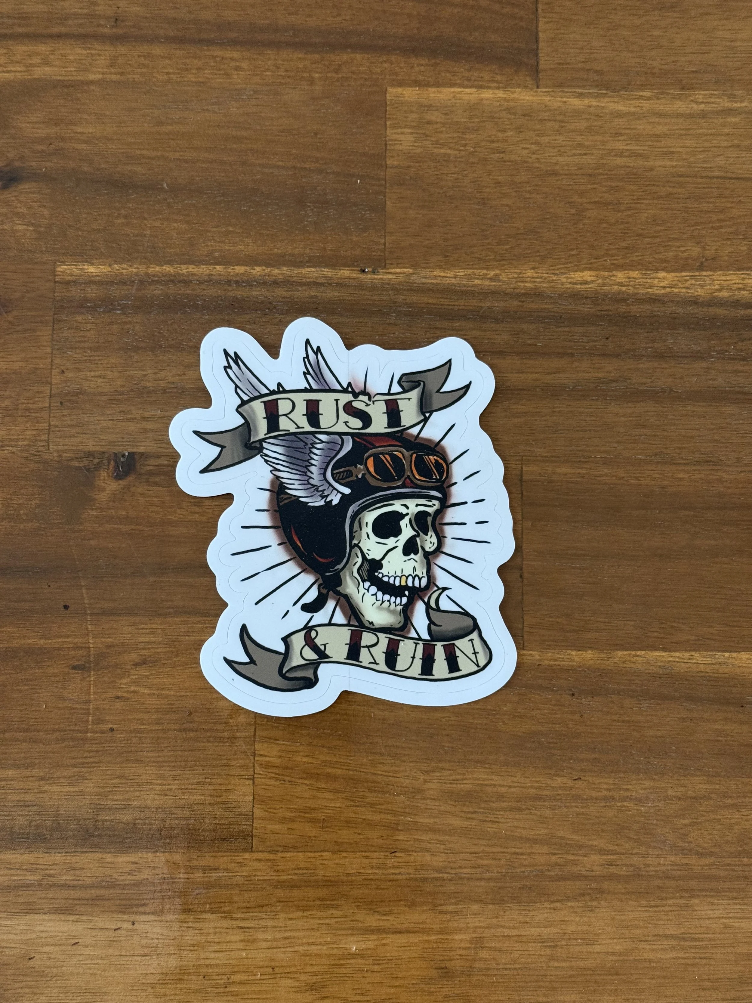 Skull sticker