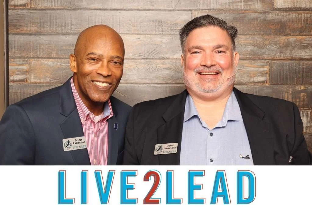 Dr. Joe and David Grossnickel at Live2Lead on 2/26/2026 