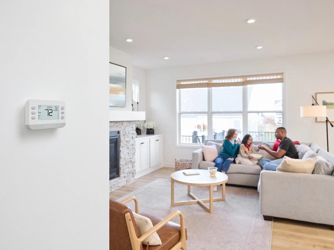 Family time feels even better when the whole house is the perfect temp. 💙🌡️ #WhereComfortMeetsPrecision  #HoneywellHome #HVAC