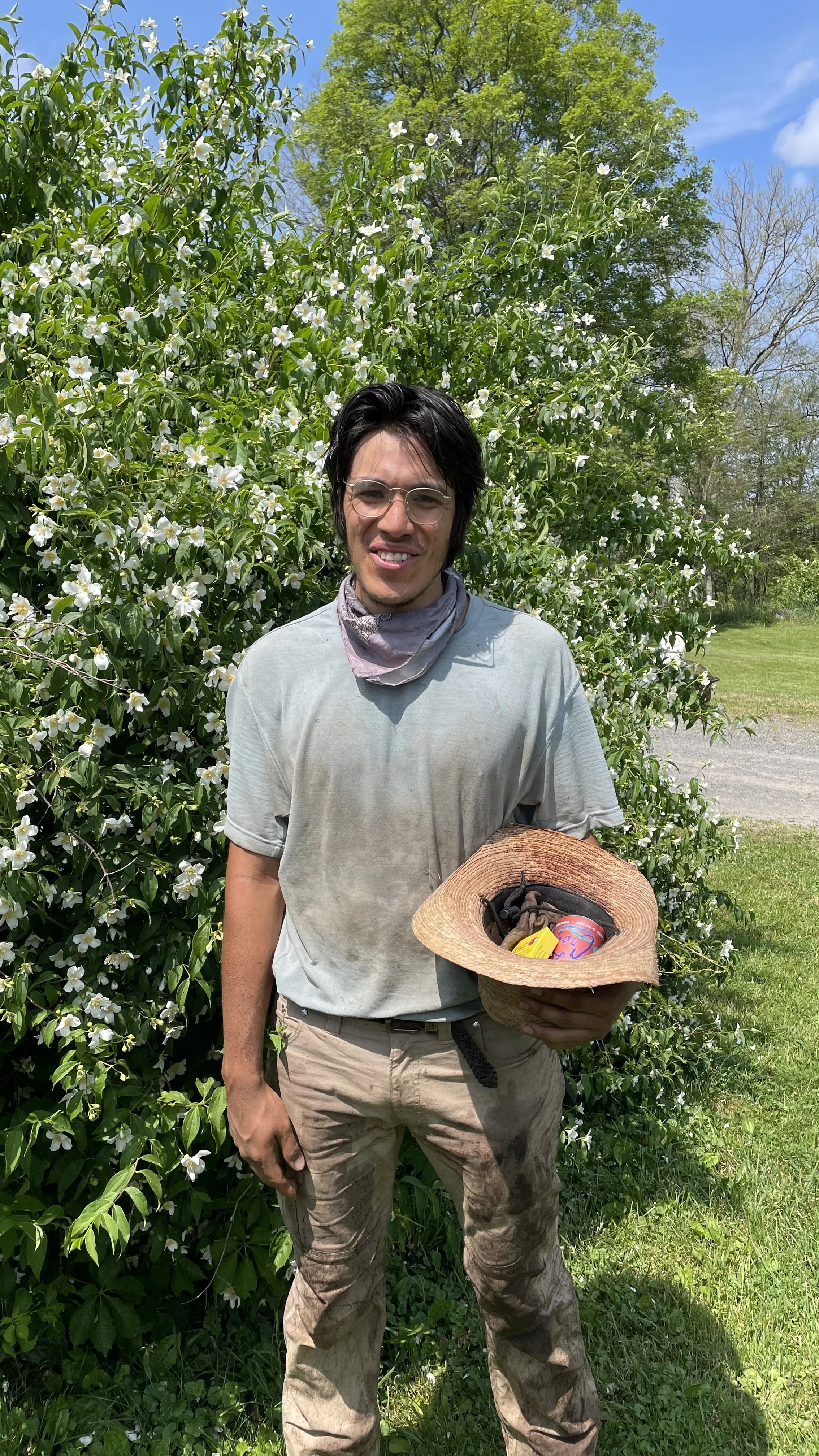 En los veranos fui jardinero y me divertí mucho