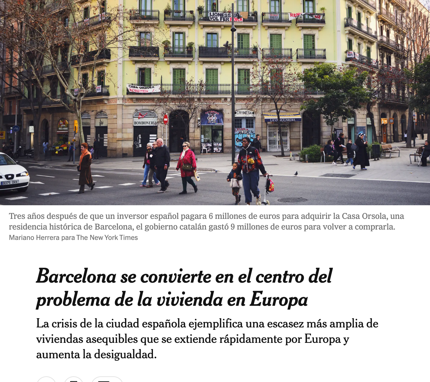 La crisis de la ciudad española ejemplifica una escasez más amplia de viviendas asequibles que se extiende rápidamente por Europa y aumenta la desigualdad.
