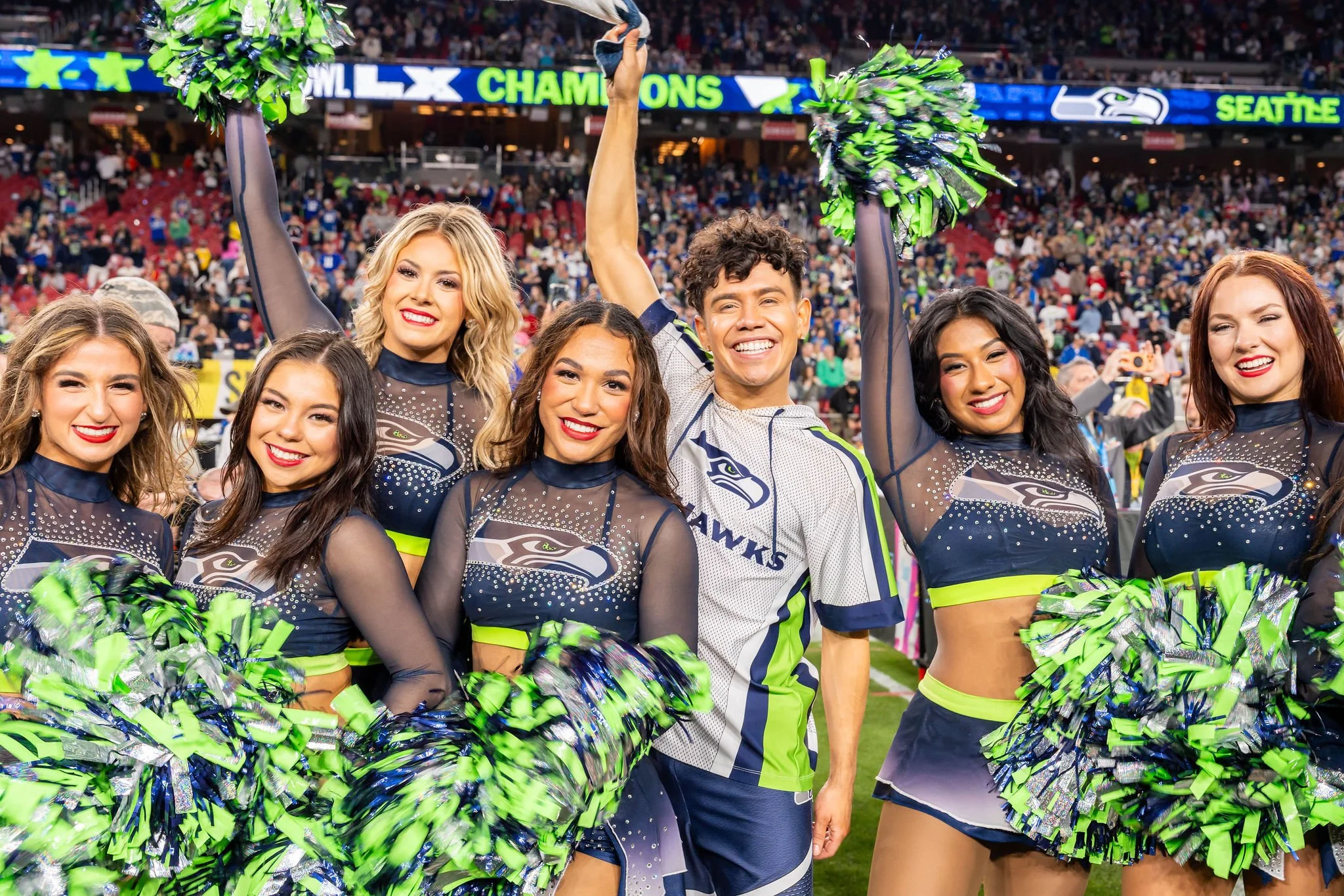 SUPER BOWL LX CHEER COORDINATION
