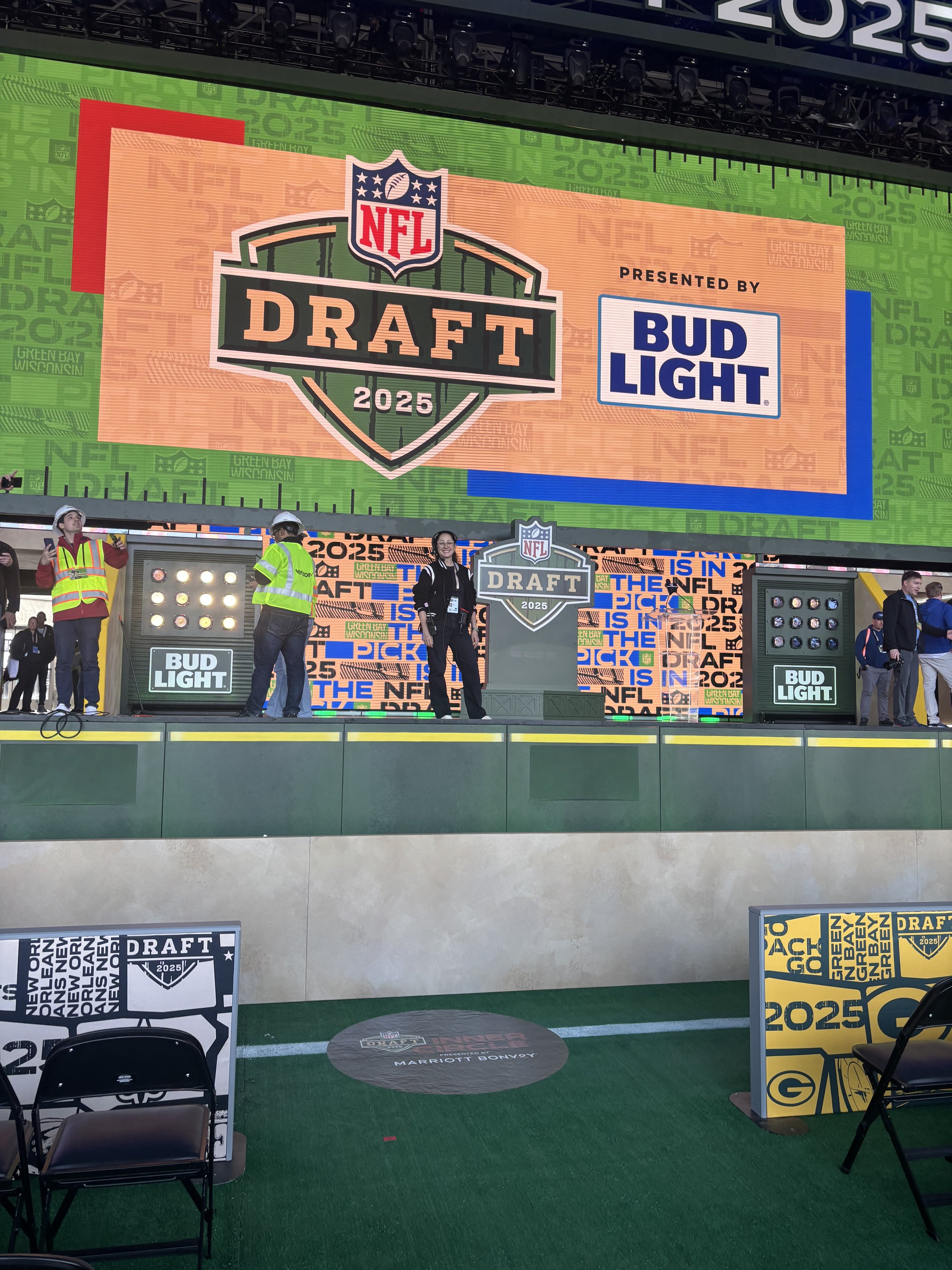 NFL DRAFT STAGE MANAGEMENT
