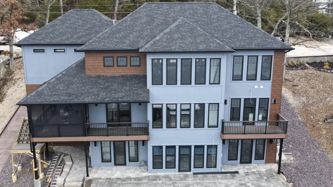 A painted exterior of a home