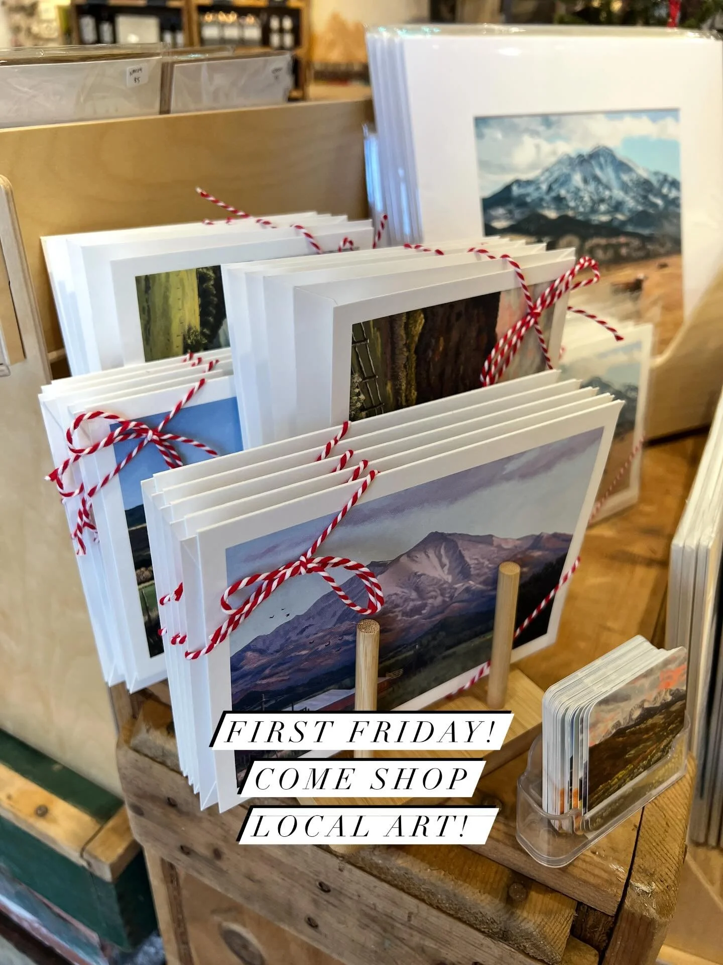 First Friday! Come shop local art at The Launchpad !