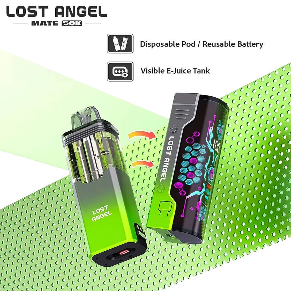 Lost Angel MATE 50K Disposable Device POD – 50000 Puffs