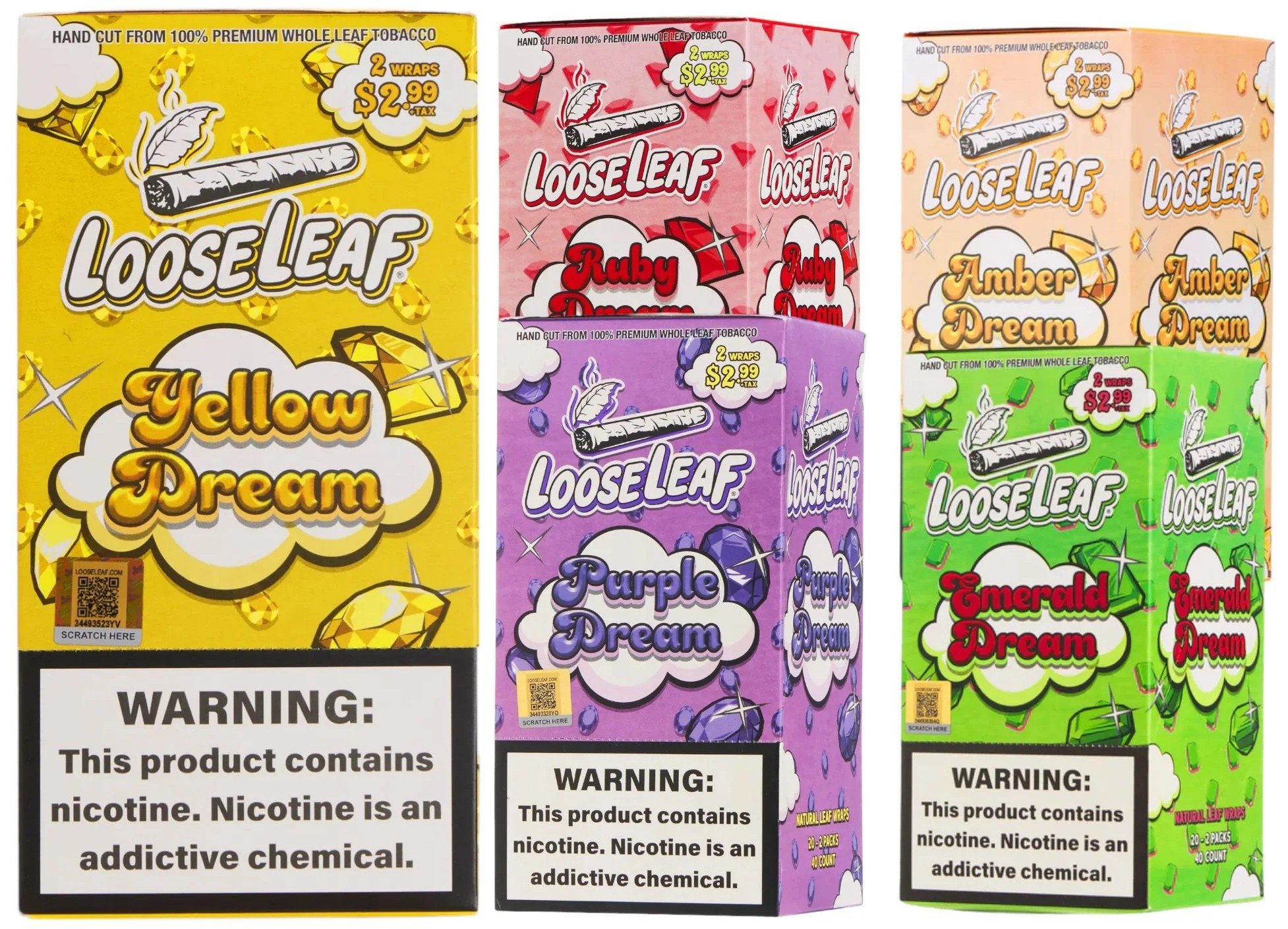 LOOSE LEAF WRAPS 2/$2.99