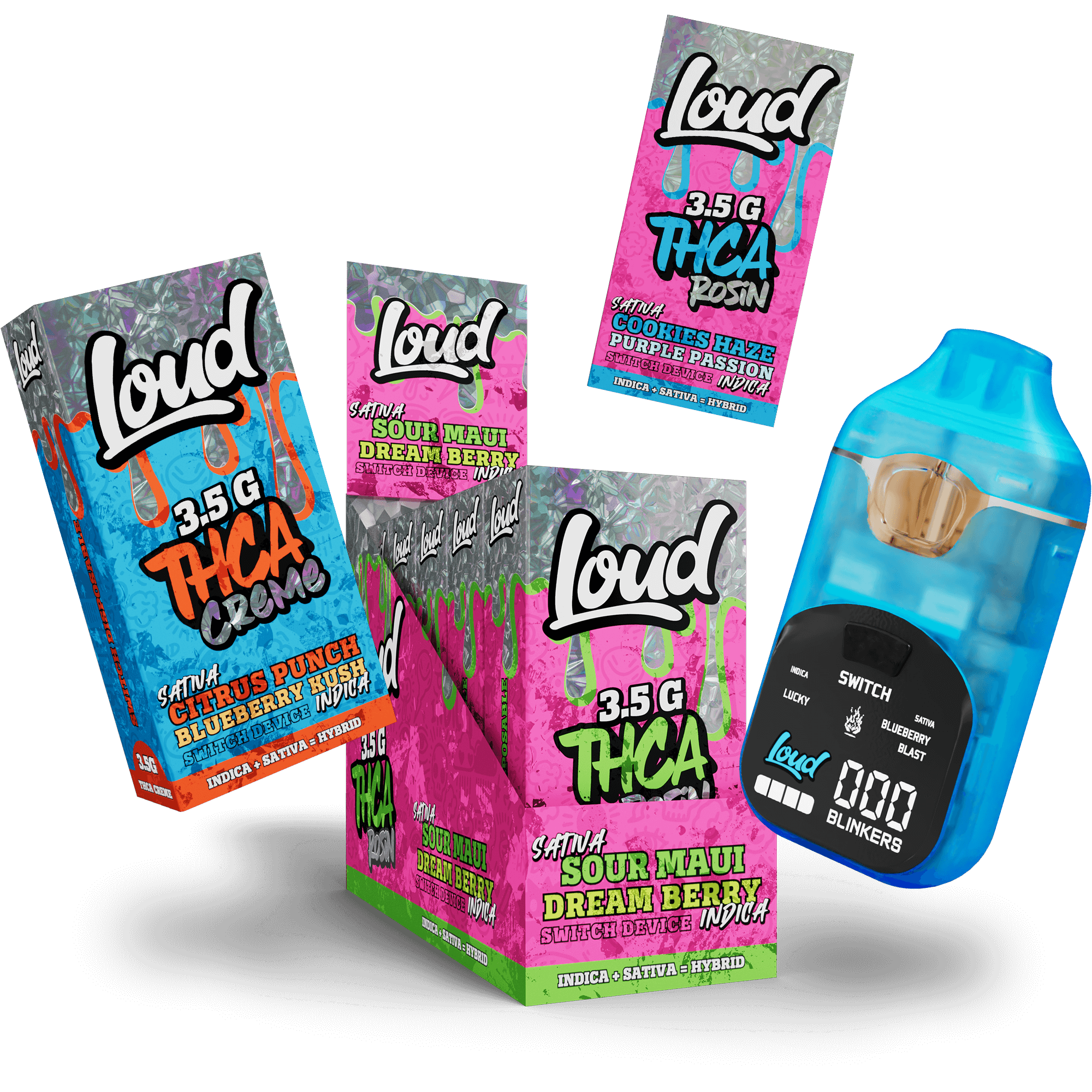 Loud THCA Rosin Switch Disposable | 3.5g