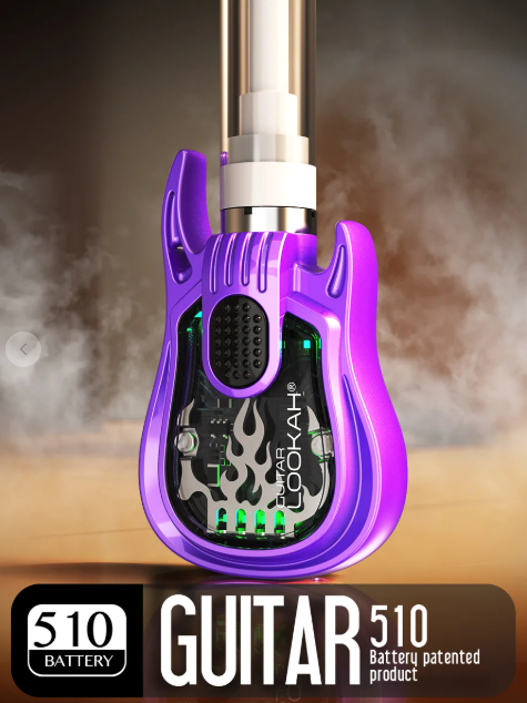 LOOKAH Guitar 510 Battery – 350mAh Cartridge Vaporizer Device