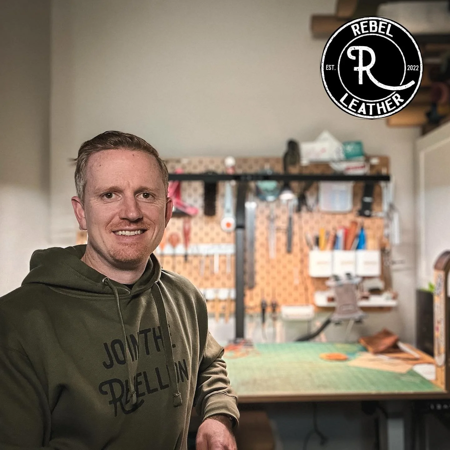 Well, I guess it&rsquo;s time to finally introduce myself.  I&rsquo;m Brian, the dude behind Rebel Leather.  I stumbled into leathercraft in 2022 and I&rsquo;ve been hooked ever since.  I live in Myrtle Beach, SC with the beautiful Mrs. Rebel, and th