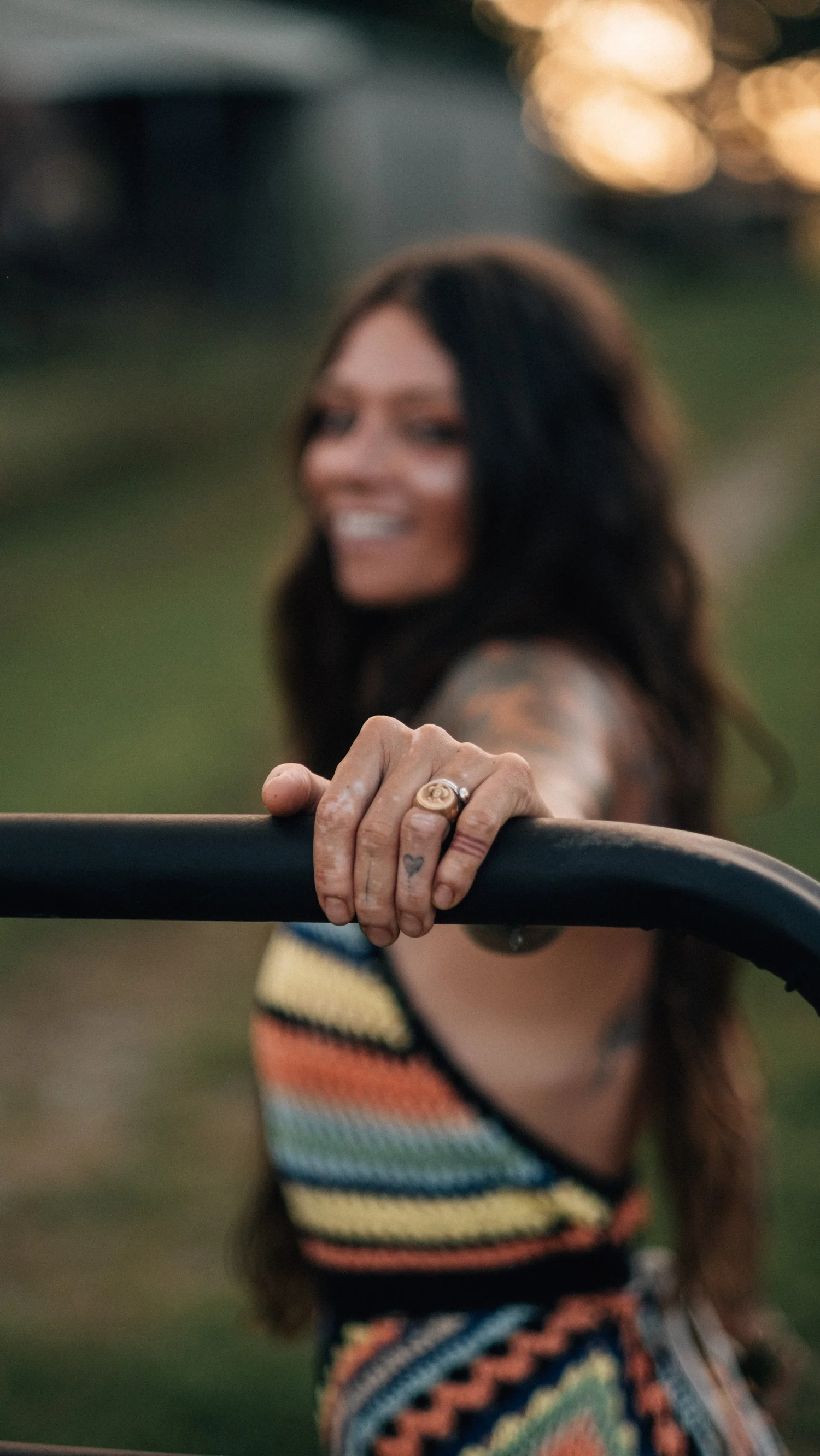 Rae Ripple smiling outdoors