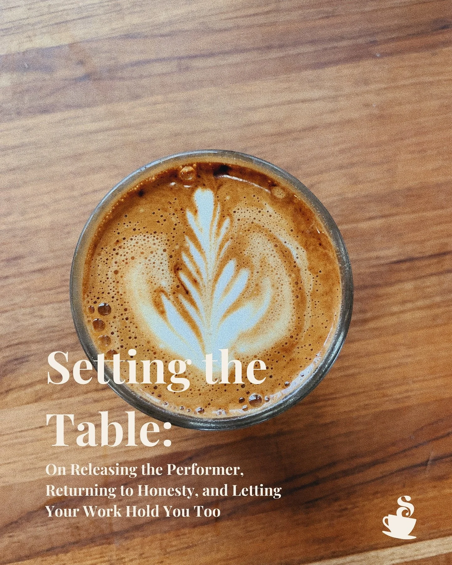 Setting the Table by our founder Miya C. up now on The Sunday Brunch (the official newsletter and blog) by Sunday &amp; Co. 

Sometimes, building a brand isn&rsquo;t about adding more. It&rsquo;s about getting honest.
About unlearning the performance
