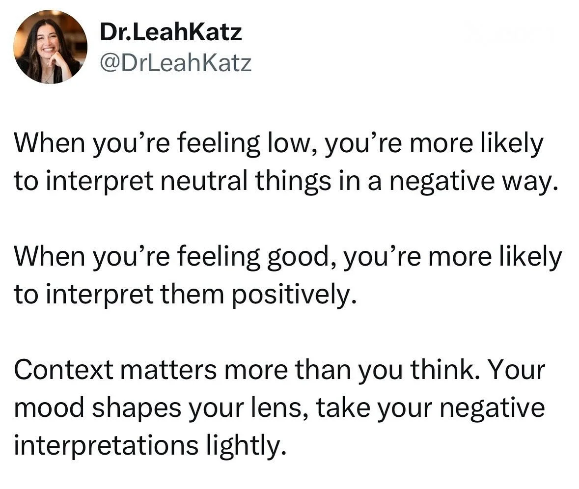 Working with our thoughts is one of the biggest things we can do to transform our lives.

When you&rsquo;re in a hard spot, it&rsquo;s easy to feel like everything is bad, even when that&rsquo;s not the case.

Take care of yourself when it&rsquo;s ha