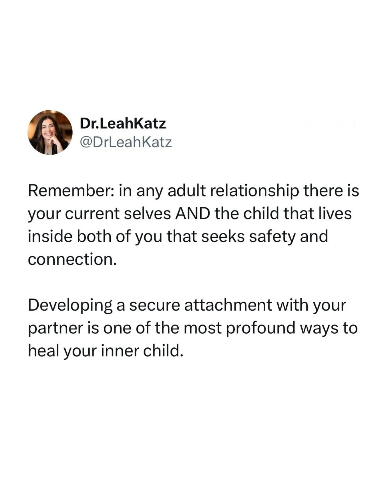 In our adult relationships, often what you see ISN&rsquo;T what you get.

There&rsquo;s a lot more to the surface level interaction.

You&rsquo;re interacting with the adult before you AND their inner child- especially when there&rsquo;s conflict.

B