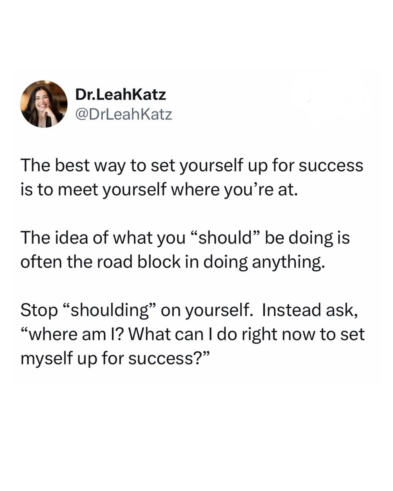 The his mindset shift might be counterintuitive but it&rsquo;s so helpful.

As an example:

If you have the urge to study or write outside- don&rsquo;t make yourself stay inside to write before you can go outside.

Ask yourself: how&rsquo;s my body f