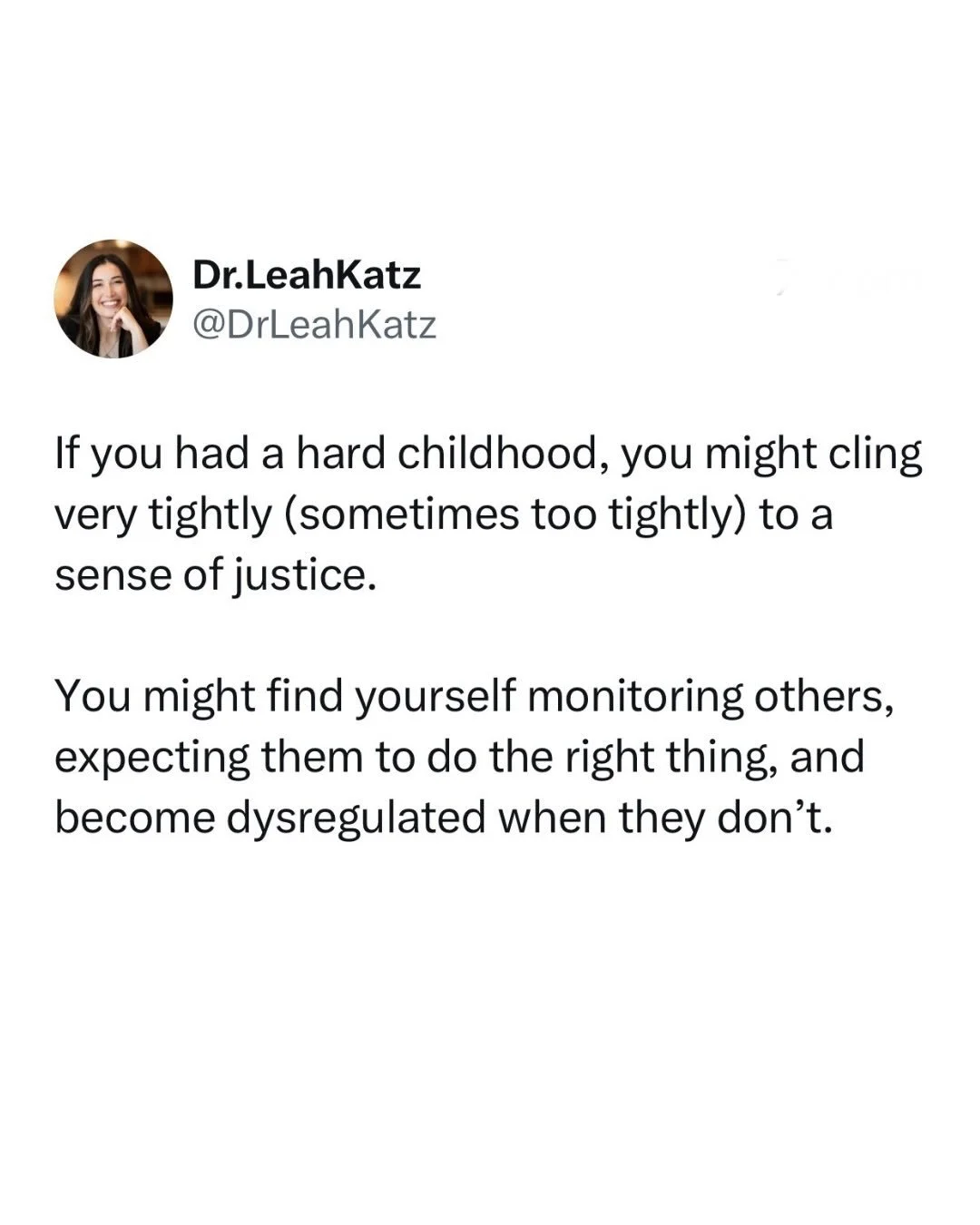 When we find ourselves getting too worked up about others not doing the right thing- in small ways - that&rsquo;s often a clue that a young you is involved.

When you grew up without order, you put an extra strong emphasis on order and rules as an ad