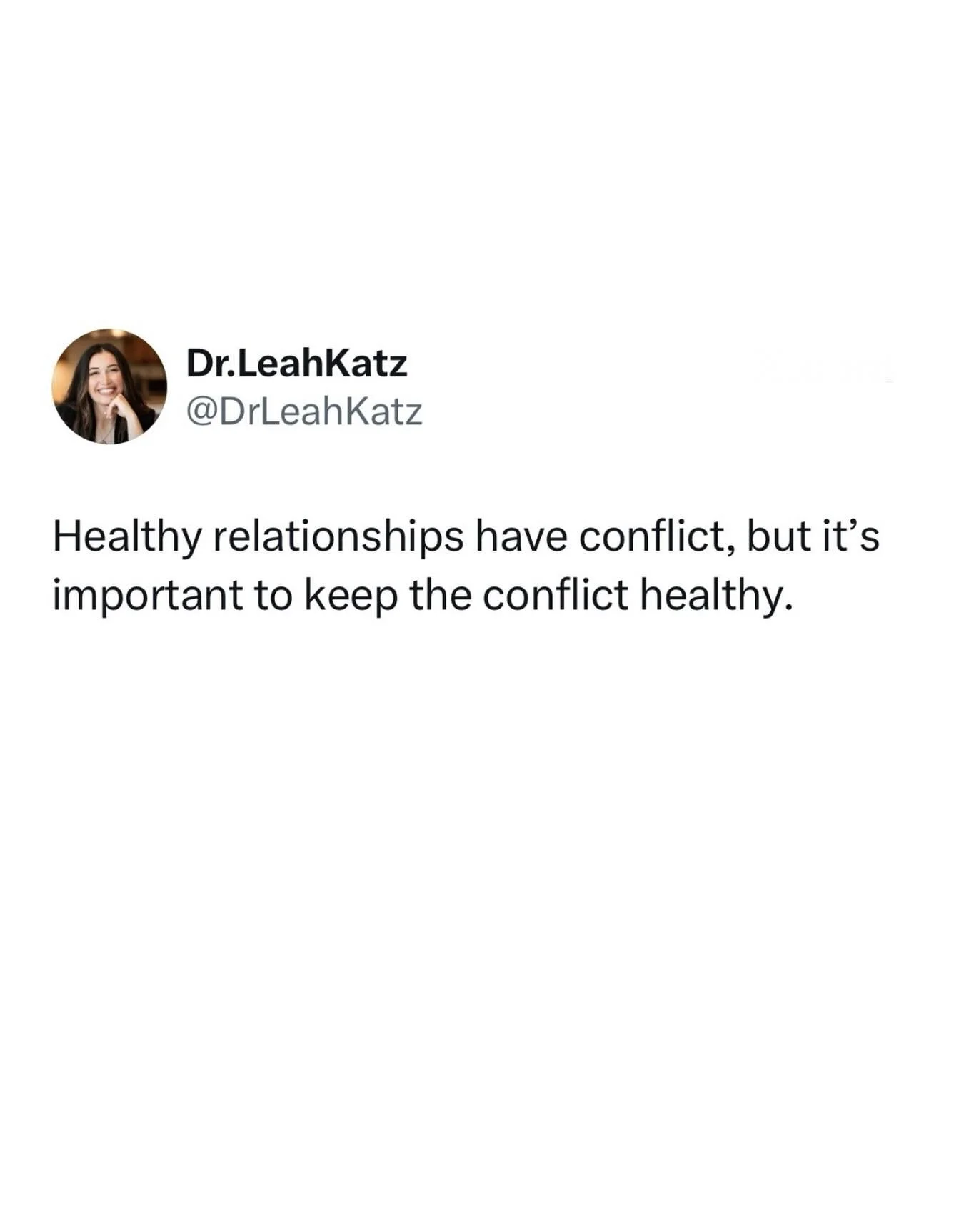 This nuance is everything.

It&rsquo;s not about AVOIDING conflict, it&rsquo;s HOW you have it that makes all the difference.

Building skill in how you navigate conflict is one of the most important cornerstones healthy relationships stand on.

This