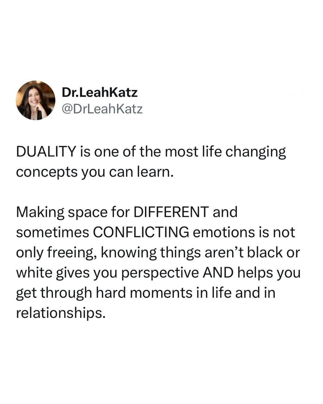 Understanding dual realities will change your life.

Most things in life are not black and white, and when we get wedded to this concept, we limit ourselves and often get stuck.

Understanding that multiple realities usually exist at the same time no