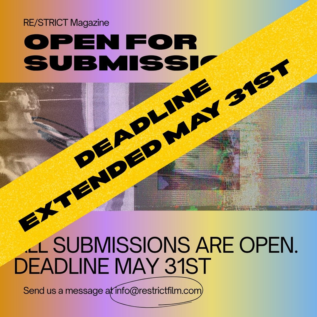 We are pushing our deadline to May 31st!!

Which means there is still time to send us your work, tag a writer or photographer or artist whose work you love, or just let us know who you think belongs in this project. All the details are on these slide