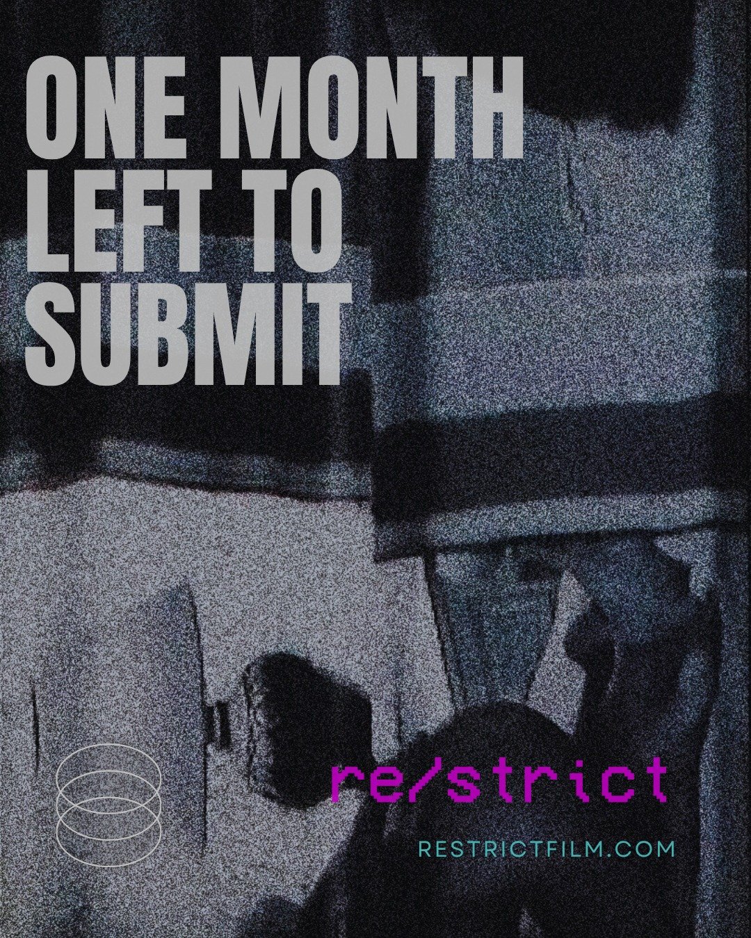 (just under) ONE MONTH LEFT to submit to RE/STRICT film festival. We are honored to already have 52(!!!) submissions for this year. 

For our film makers, you can find us on filmfreeway, or explore the link in bio to find out more. Thank you all for 