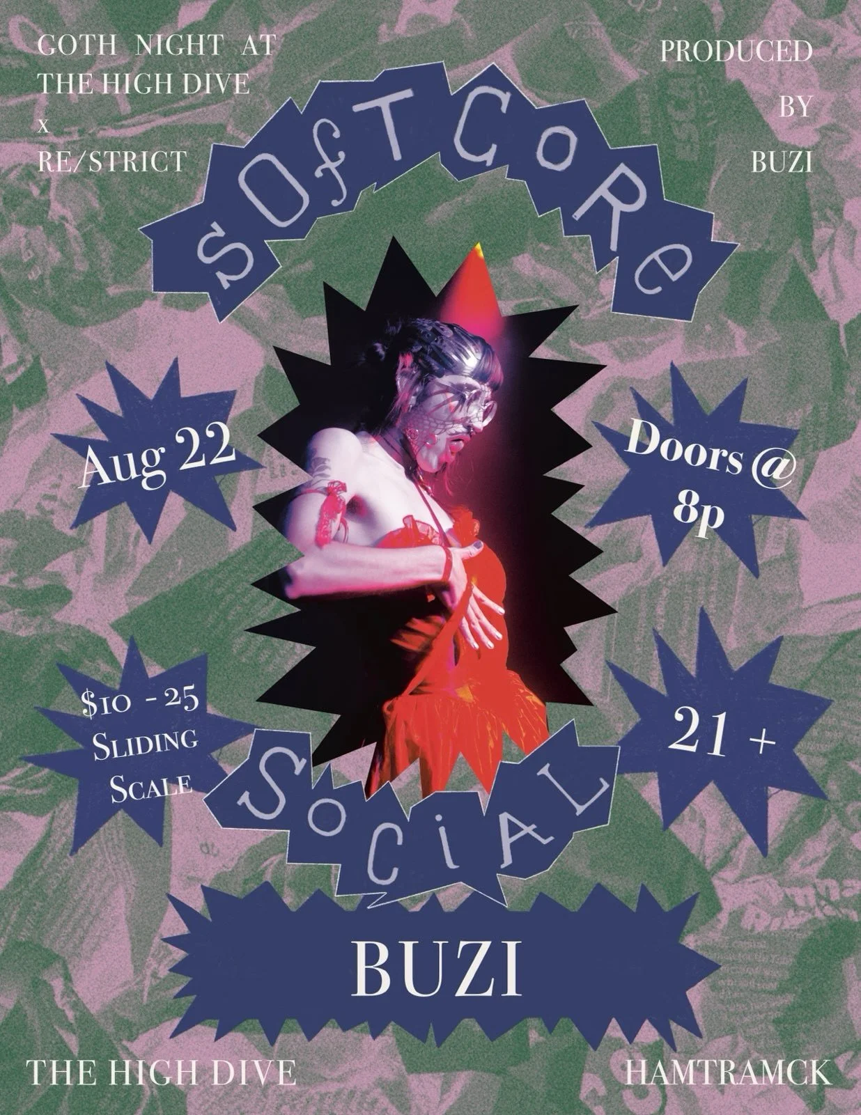 Softcore Social is back TONIGHT in collaboration with Goth Night at the High Dive and we are bringing the filth. A tribute to the work of the pope of trash, come see your favorite performers bring these films to life on the stage.

Emceed by Apollo T