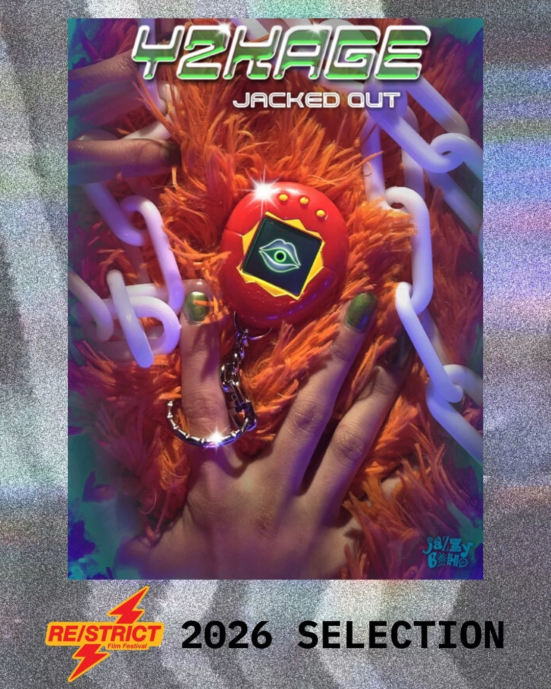 RE/STRICT 2026 SELECTION:

Y2KAGE
By Jazzy Boho

What is a virtual pet in an age of mass surveillance? Get jacked out of the Y2KAGE in Jazzy Boho's Erotic Hauntology, a dazzling genre-bending allegory for sexual autonomy in America&rsquo;s post-9/11 