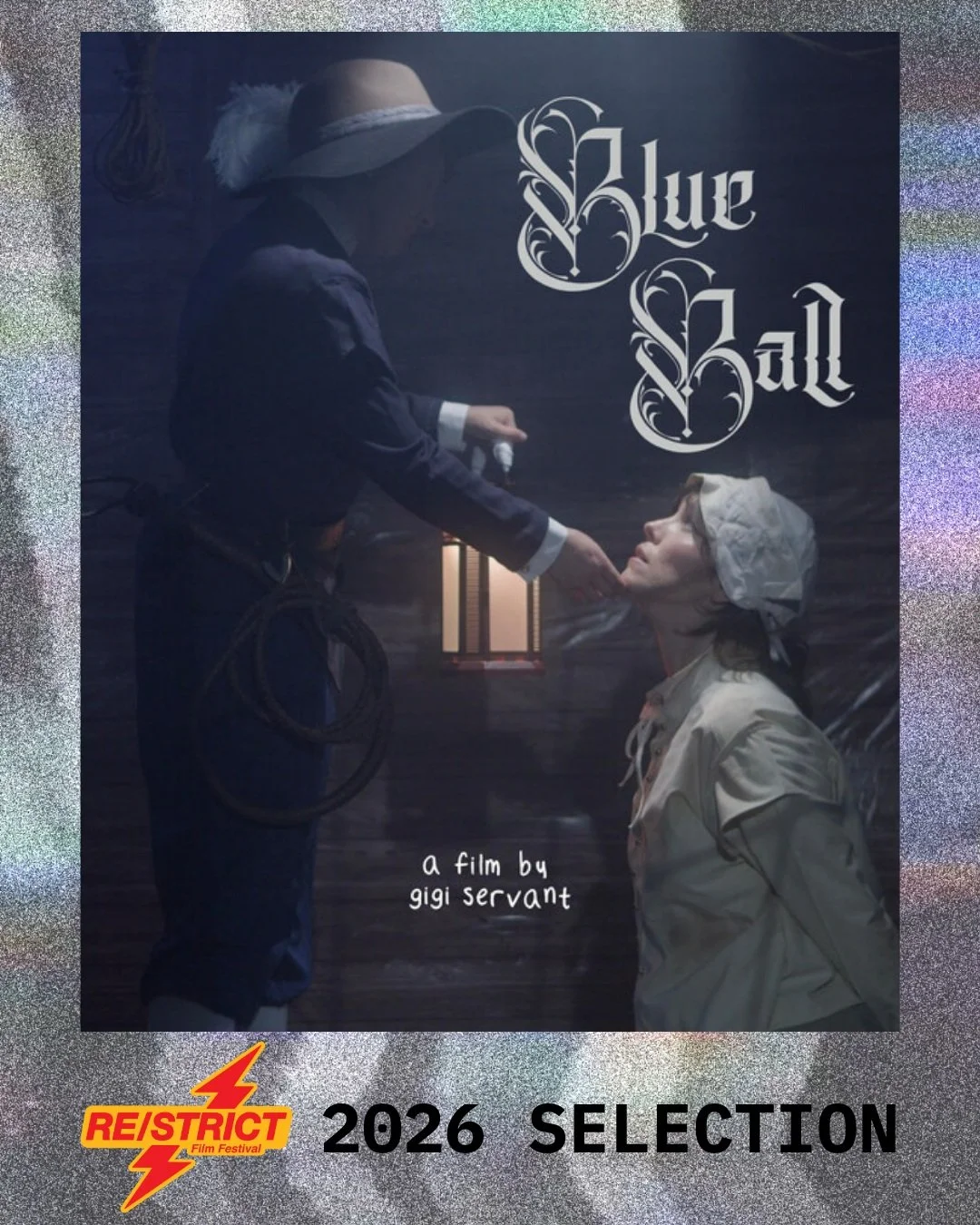 RE/STRICT 2026 SELECTION:

Blue Ball
Created by Gigi Servant (she/her); Veronica Contreras (she/her); Sophie Neff (she/her); Ari Fromm (they/them); Rachel Rose (she/her)

In the heart of a ship bound for the new world, Patience faces the consequences