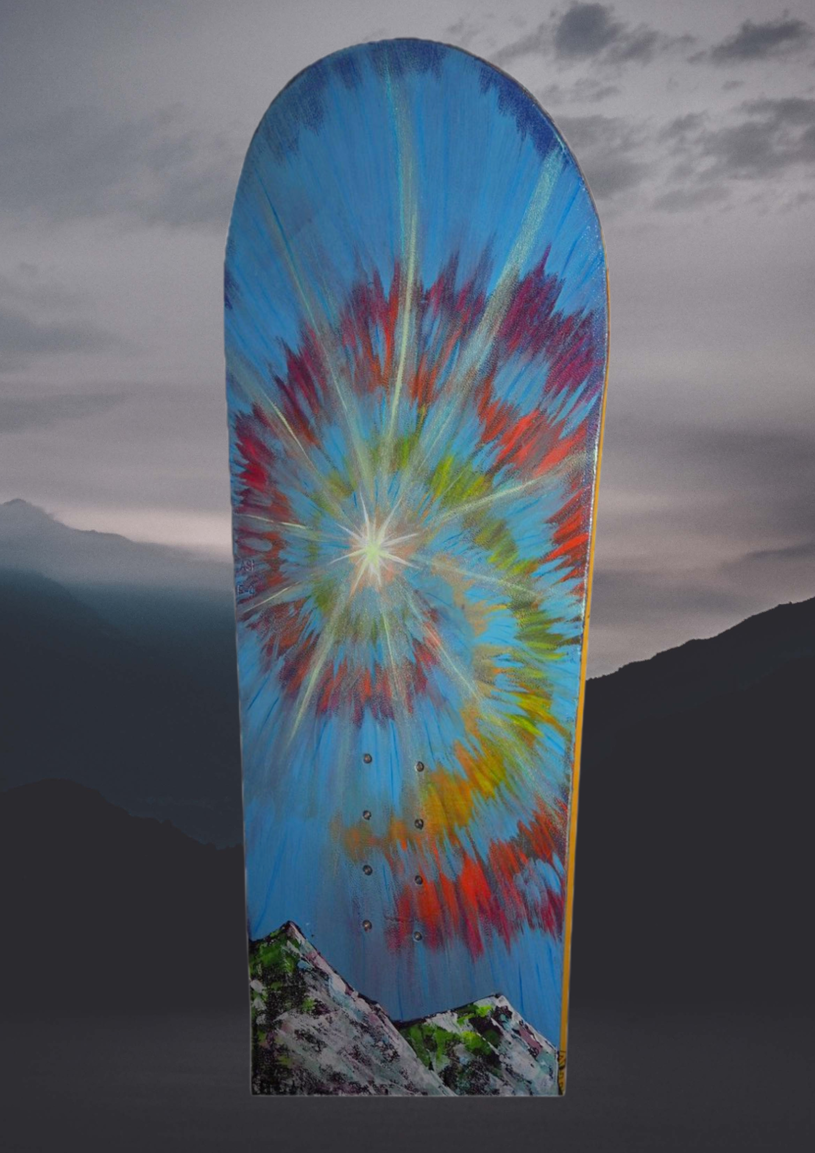 Stylish Snowboard Designs on Powder Background - 22.png