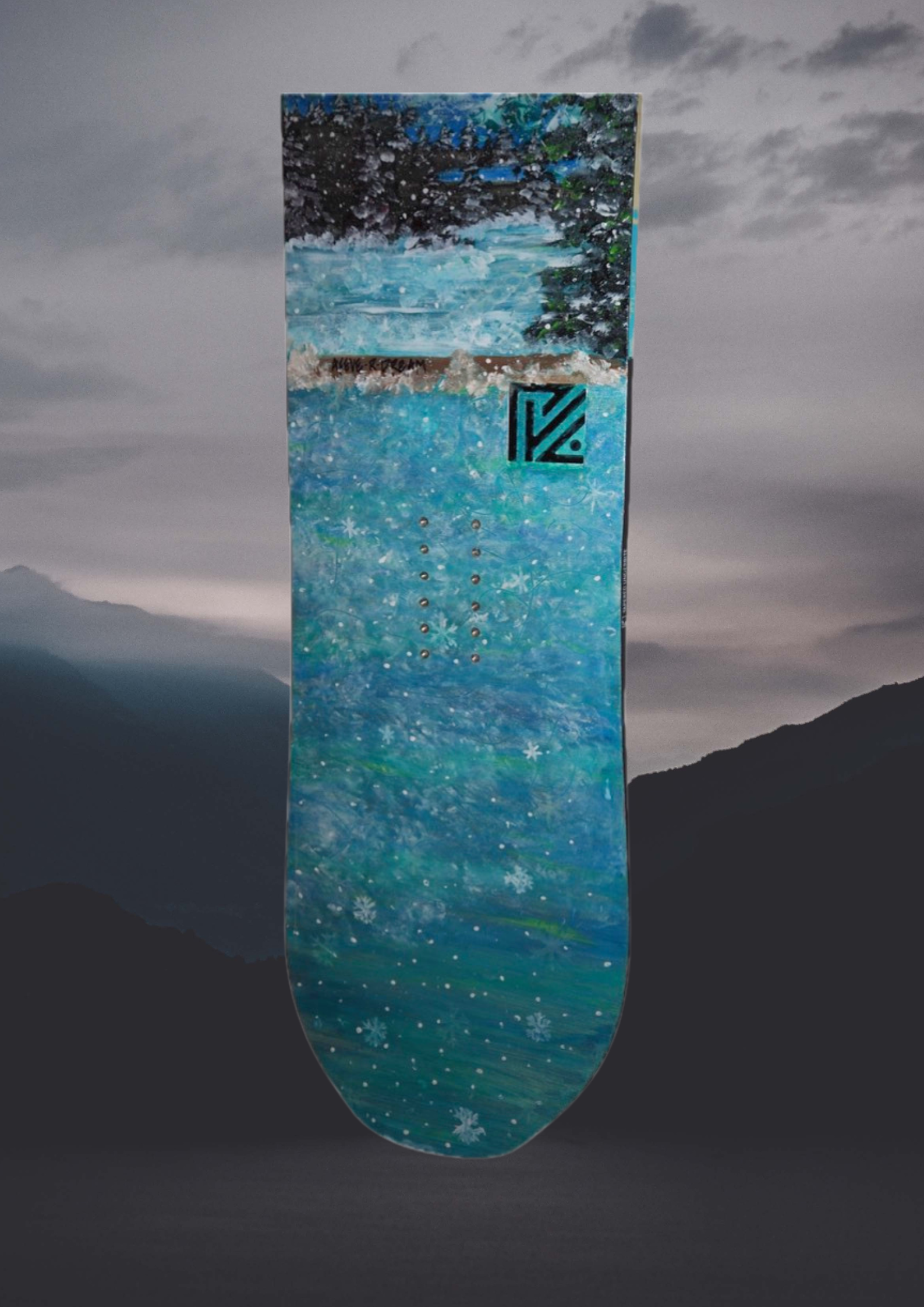 Stylish Snowboard Designs on Powder Background - 21.png