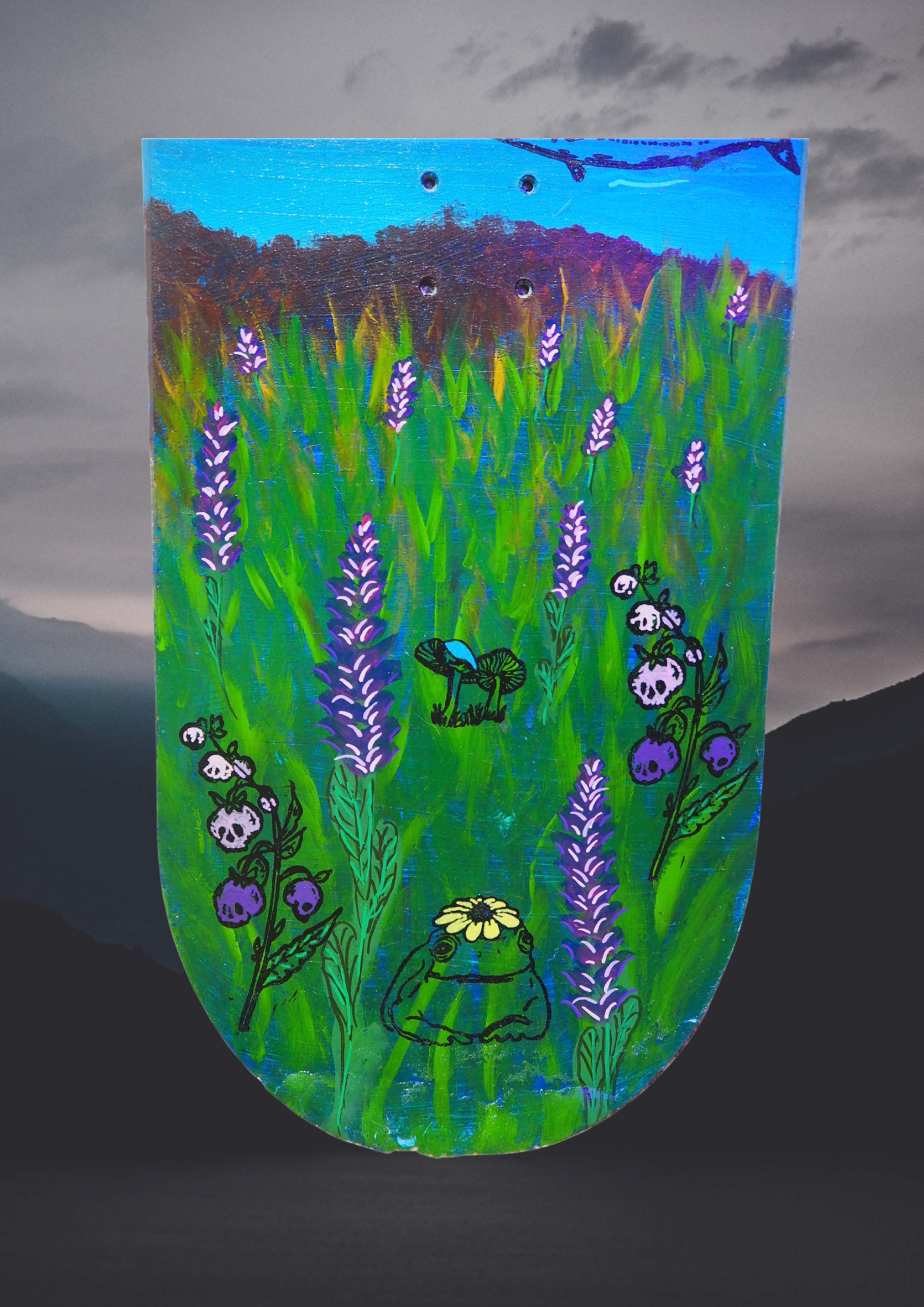 Stylish Snowboard Designs on Powder Background - 13.png