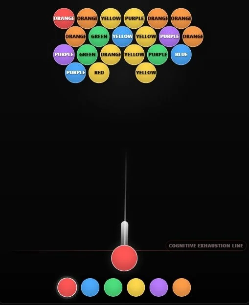 Stroop Shooter: A Colour-Word Interference Game