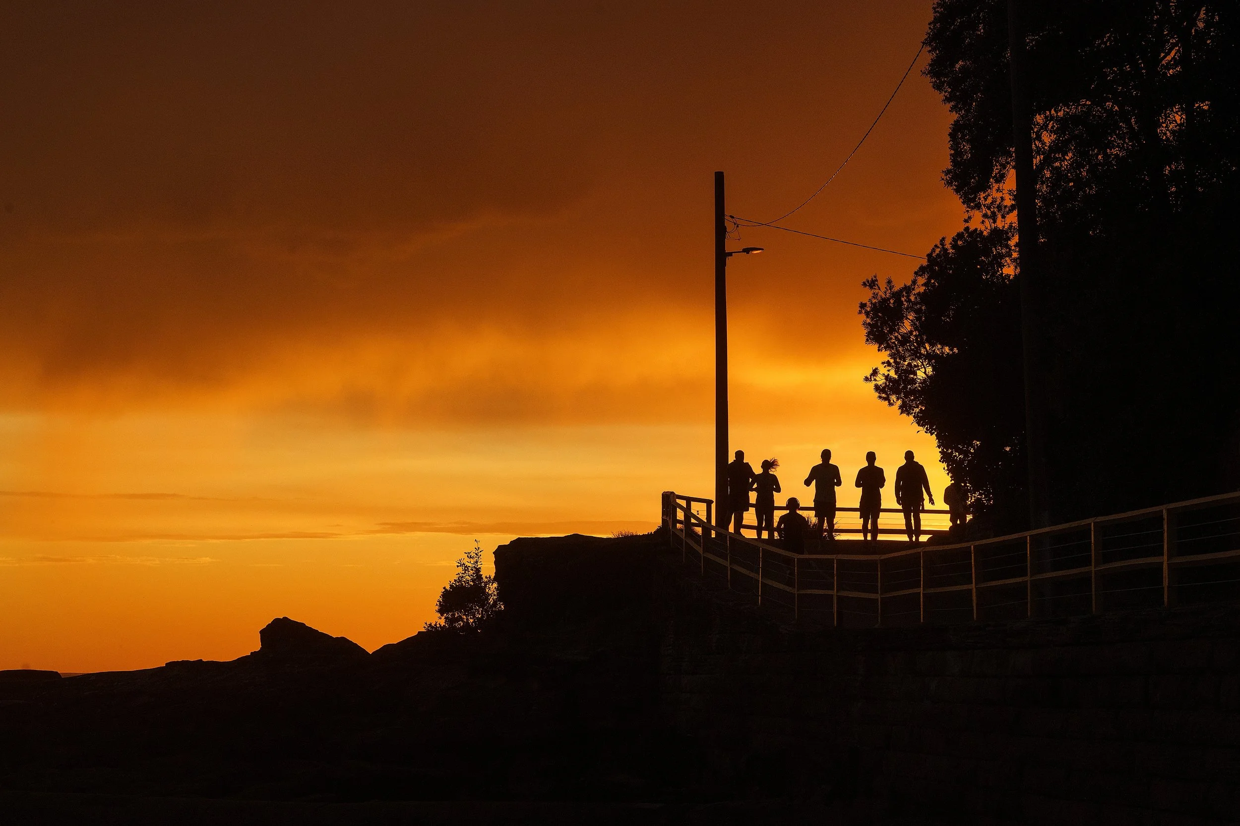 Winter Sunrise and Rain: Manly Point