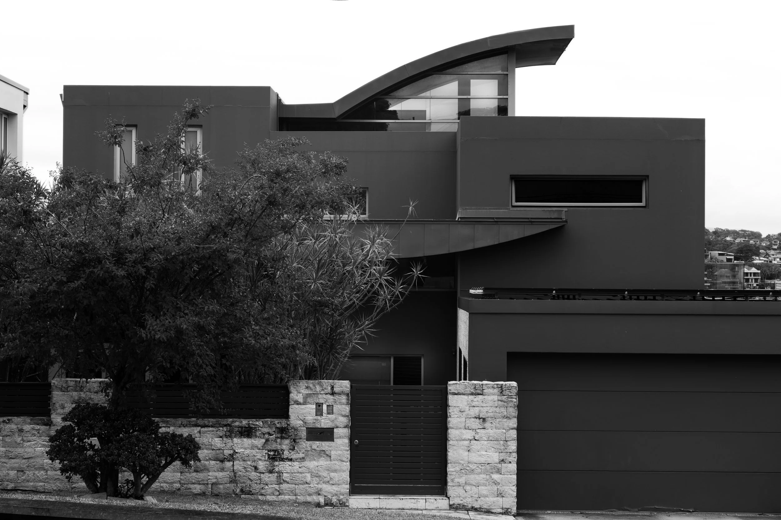 Seaforth: blocks and a wave roof