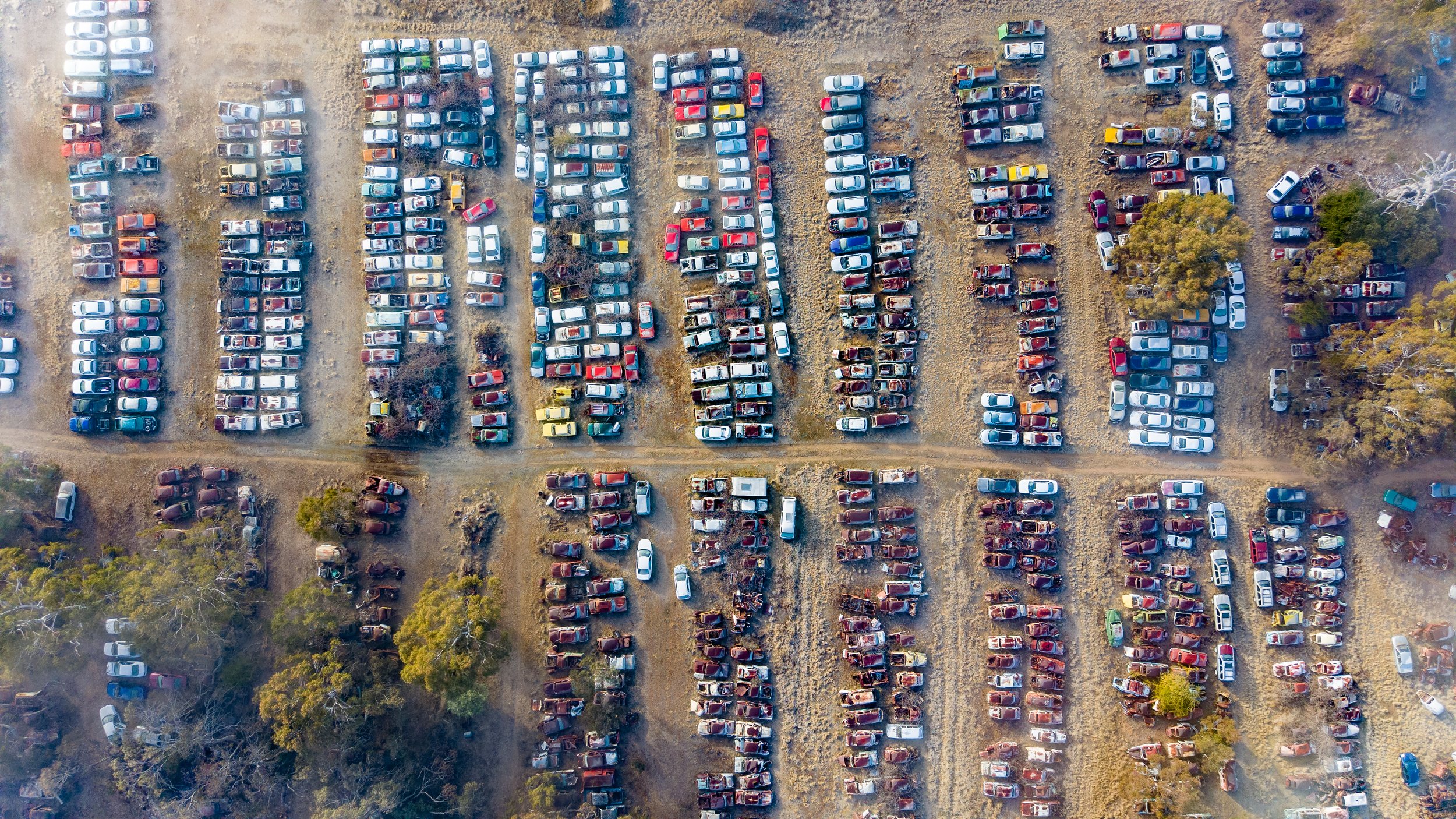Car wreckers yard on the Snowy Mountains Hiway