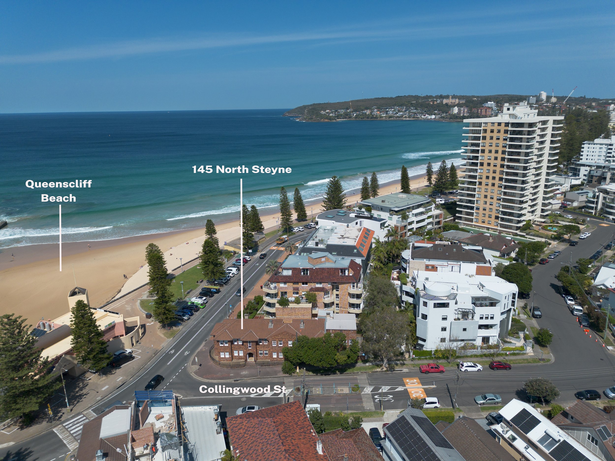 South Steyne: Proximity shot for unit block