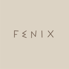 FENIX logo on a beige background