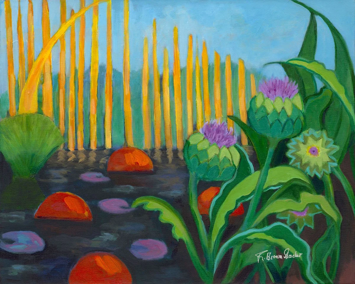 Love Thyself, limited edition giclee print by Roberta Shader featuring elegant portrait with vintage styling