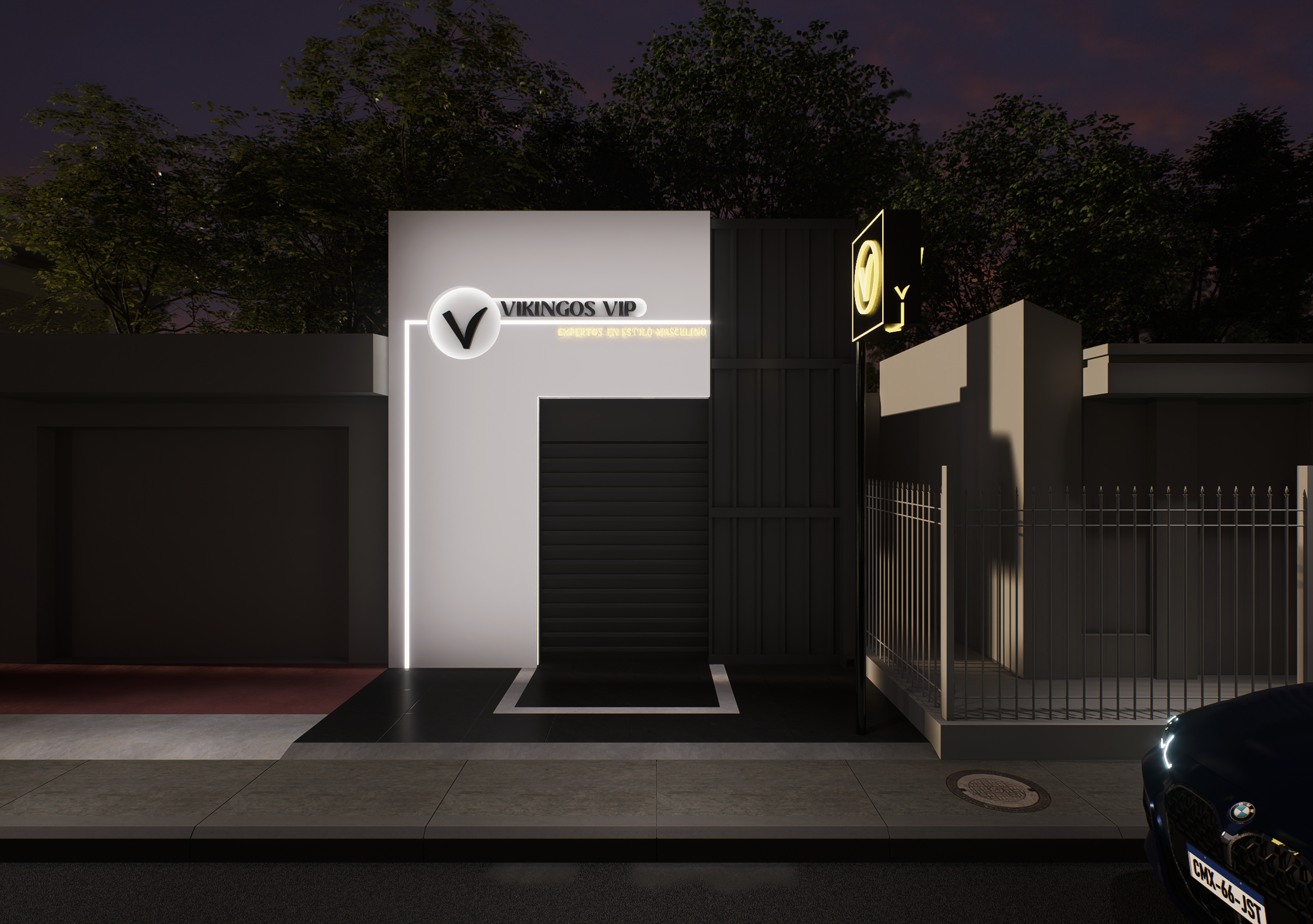 02. Fachda frontal - noche.png
