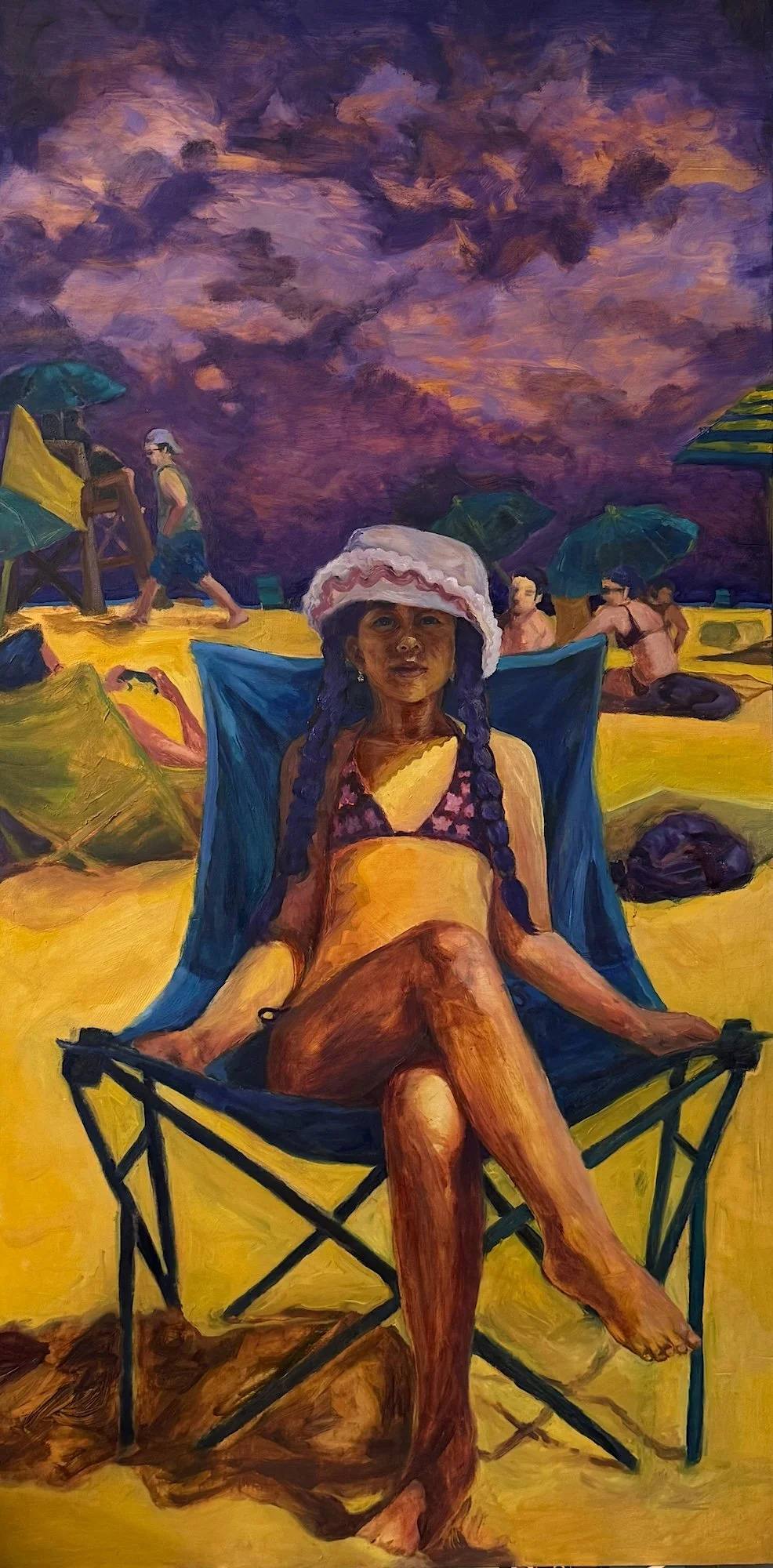 2025, Resurfacing Oil on Wood Panel