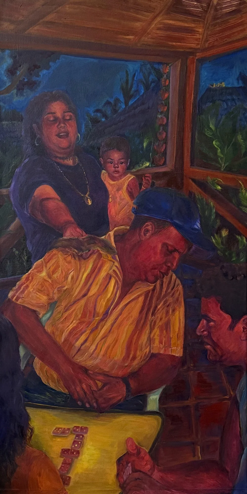 2025 Oil on Canvas, Mounted on Wood Panel