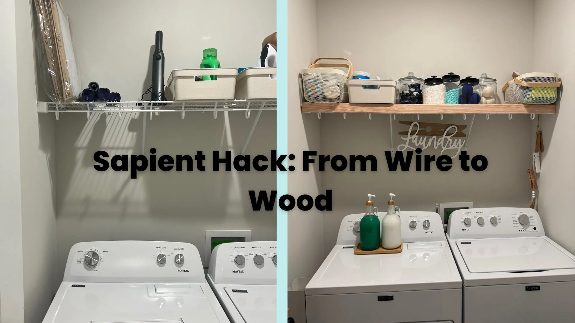 Wire Shelving Glow-Up: A Sapient Story DIY