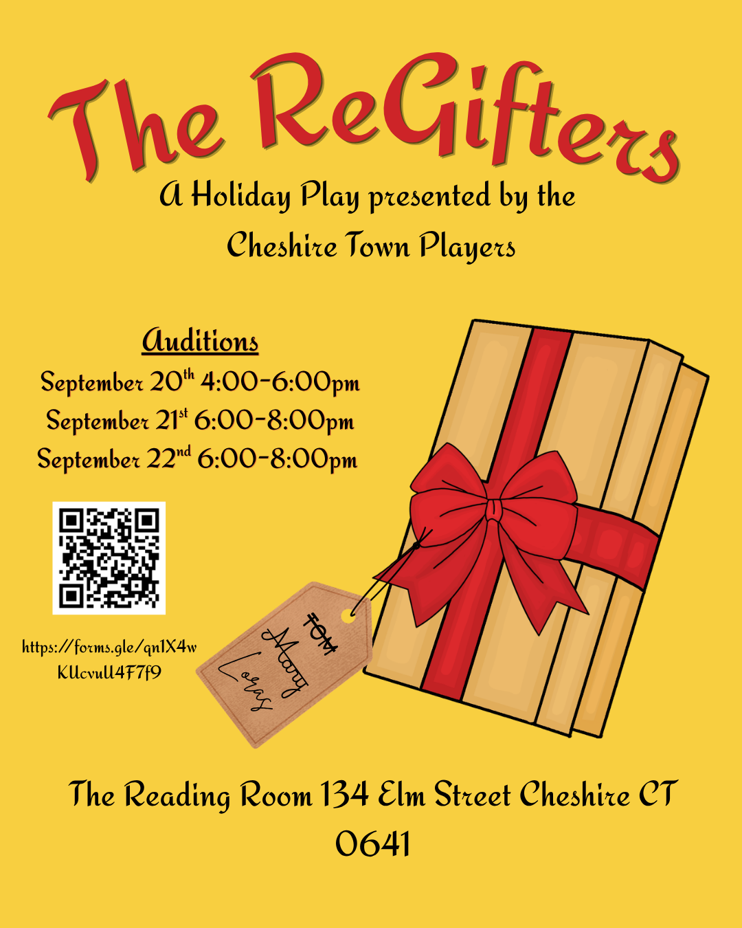 The ReGifters Auditions