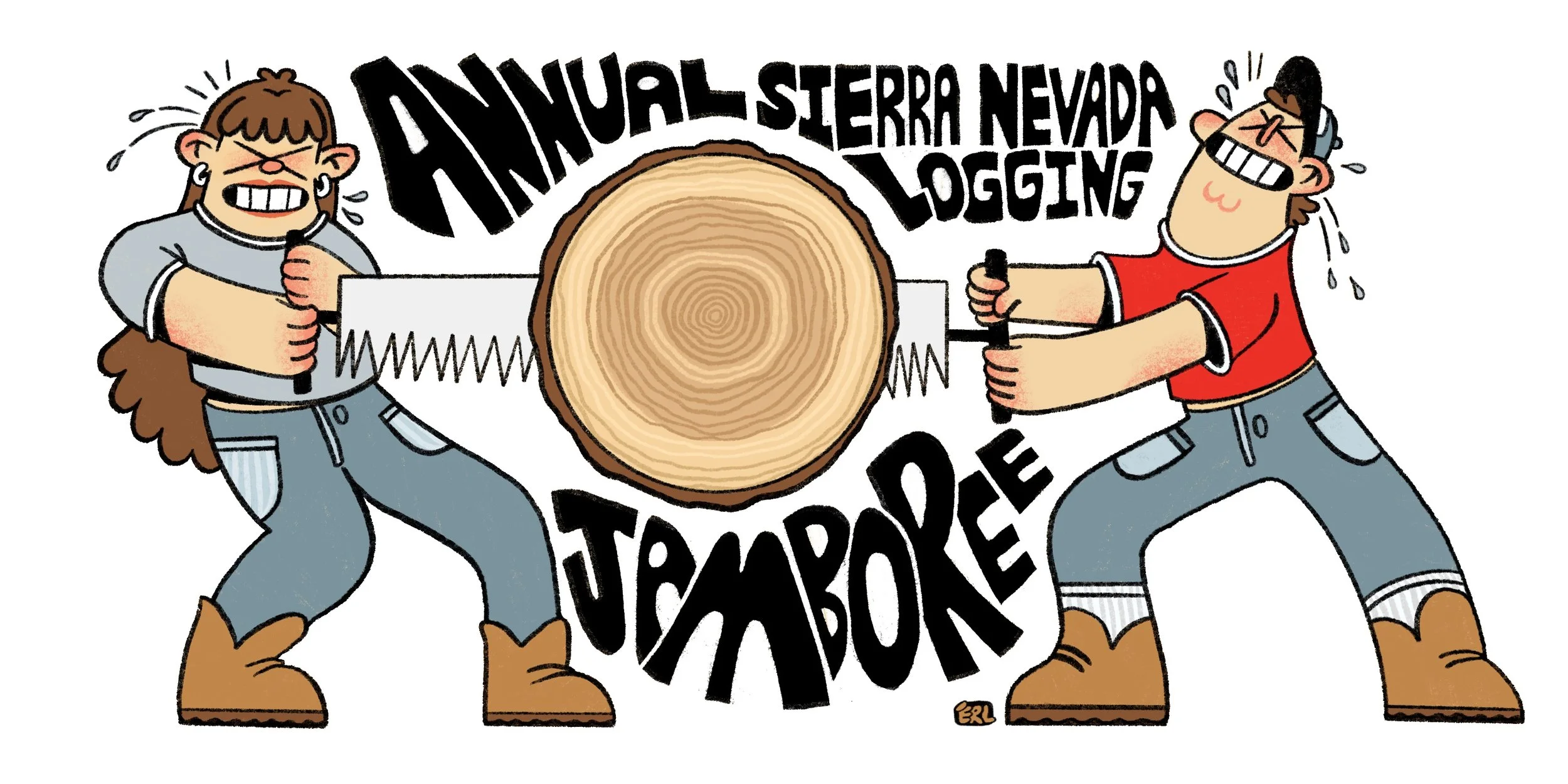 Custom sticker design for SNLM annual jamboree event