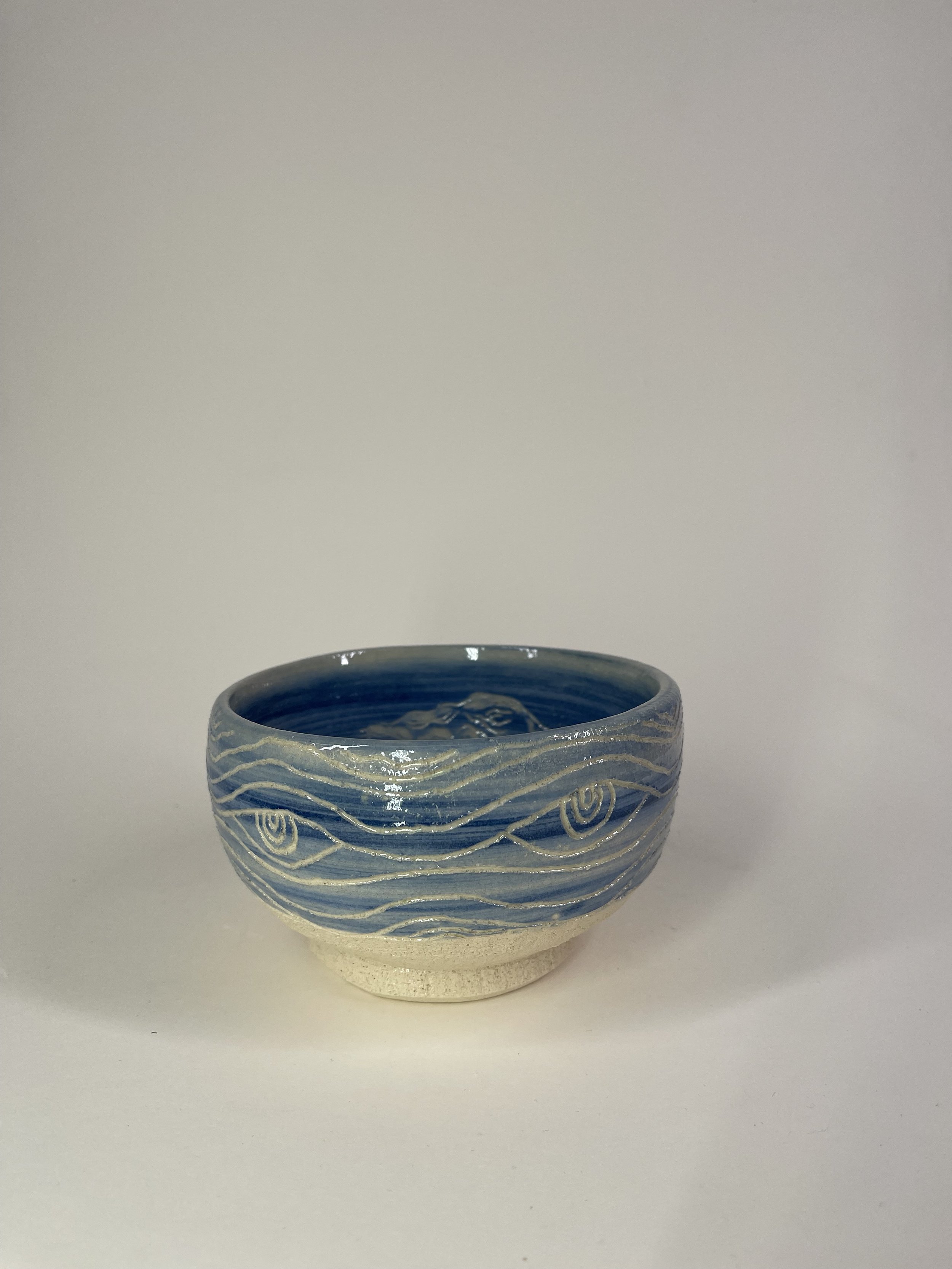 Cosmic blue bowl