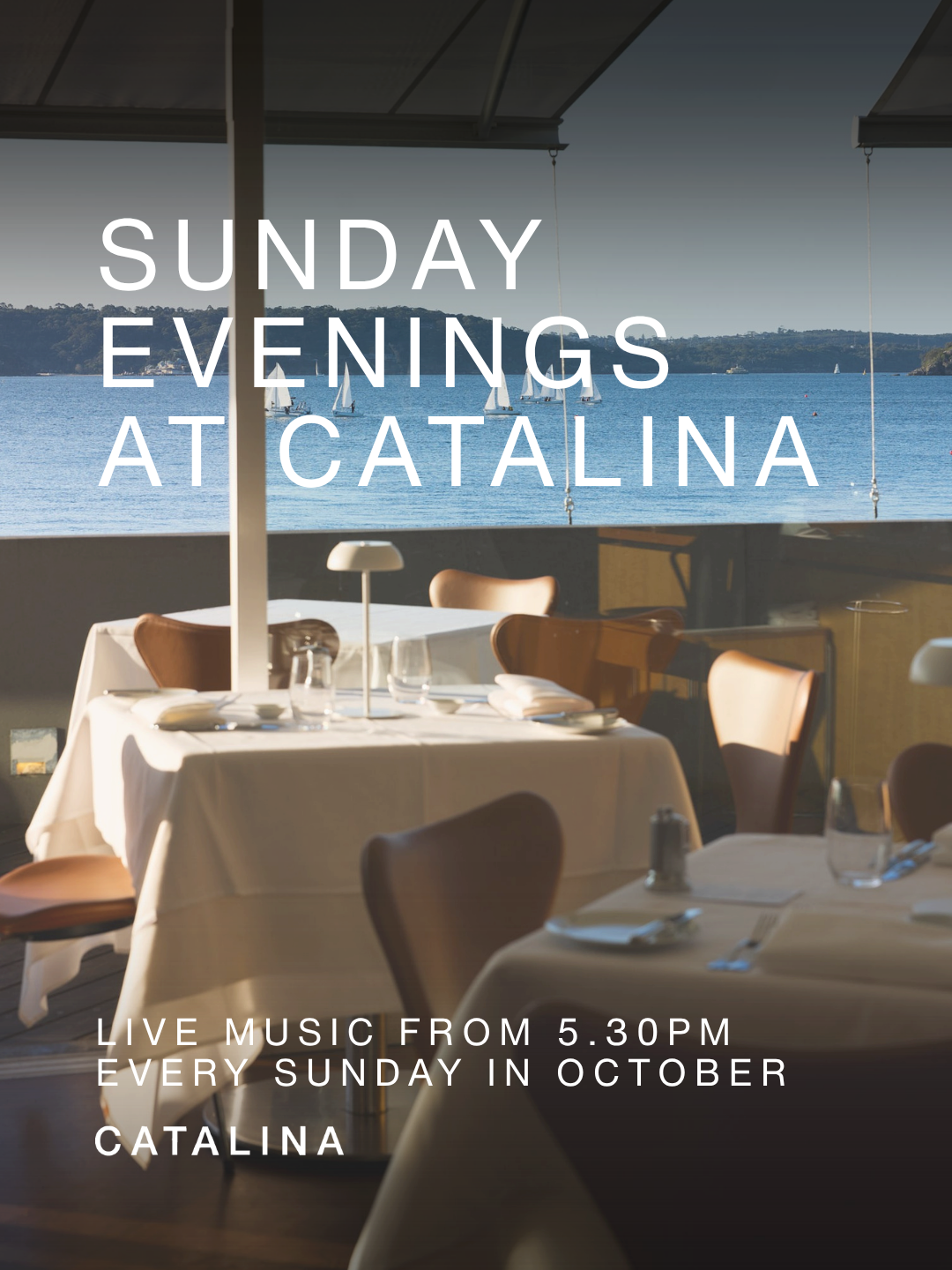 Live Music Sunday Evenings at CATALINA