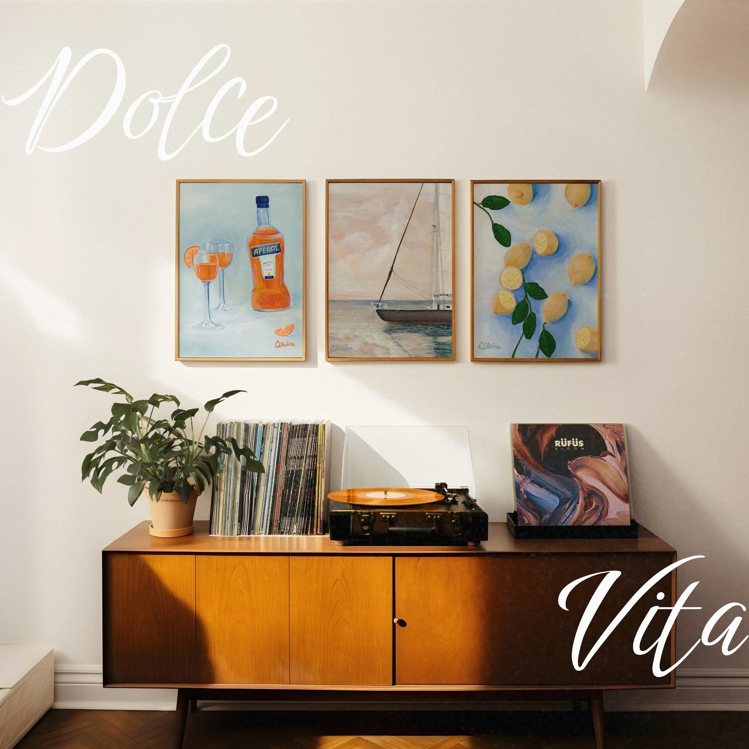 Introducing the Dolce Vita Collection 🌞 now live! Shop canvas and paper prints on christineelainecreative.com 
.
.
.
.
#artprint #dolcevita #homedecorating #mediterranean #dolce