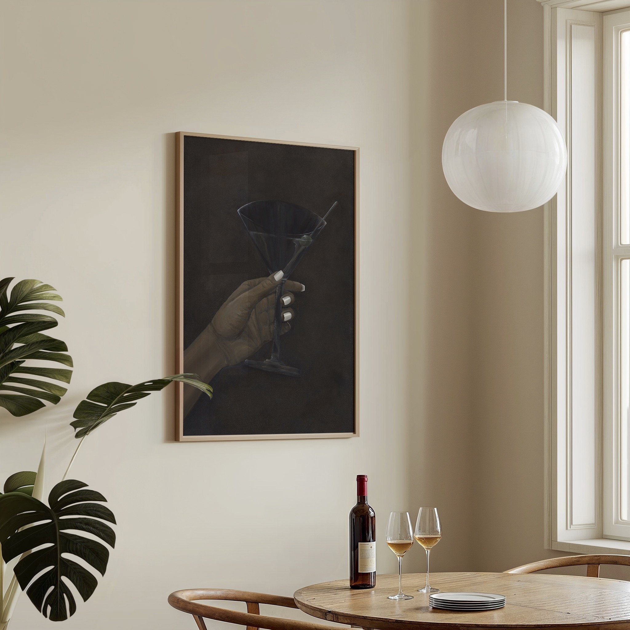 martini wall art