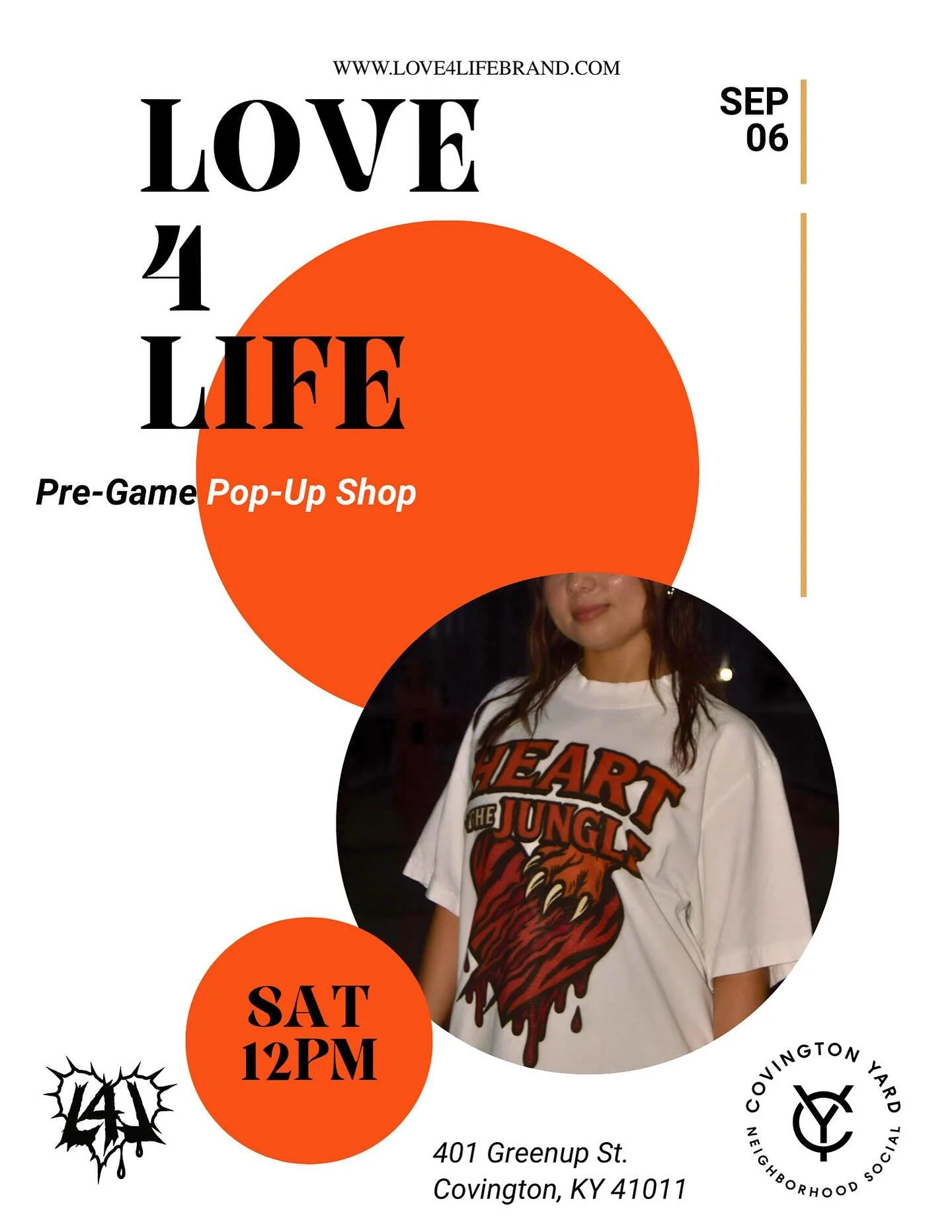 Today we are being the heartbeat to @covingtonyard! Come see us while supplies last! ❤️&zwj;🔥