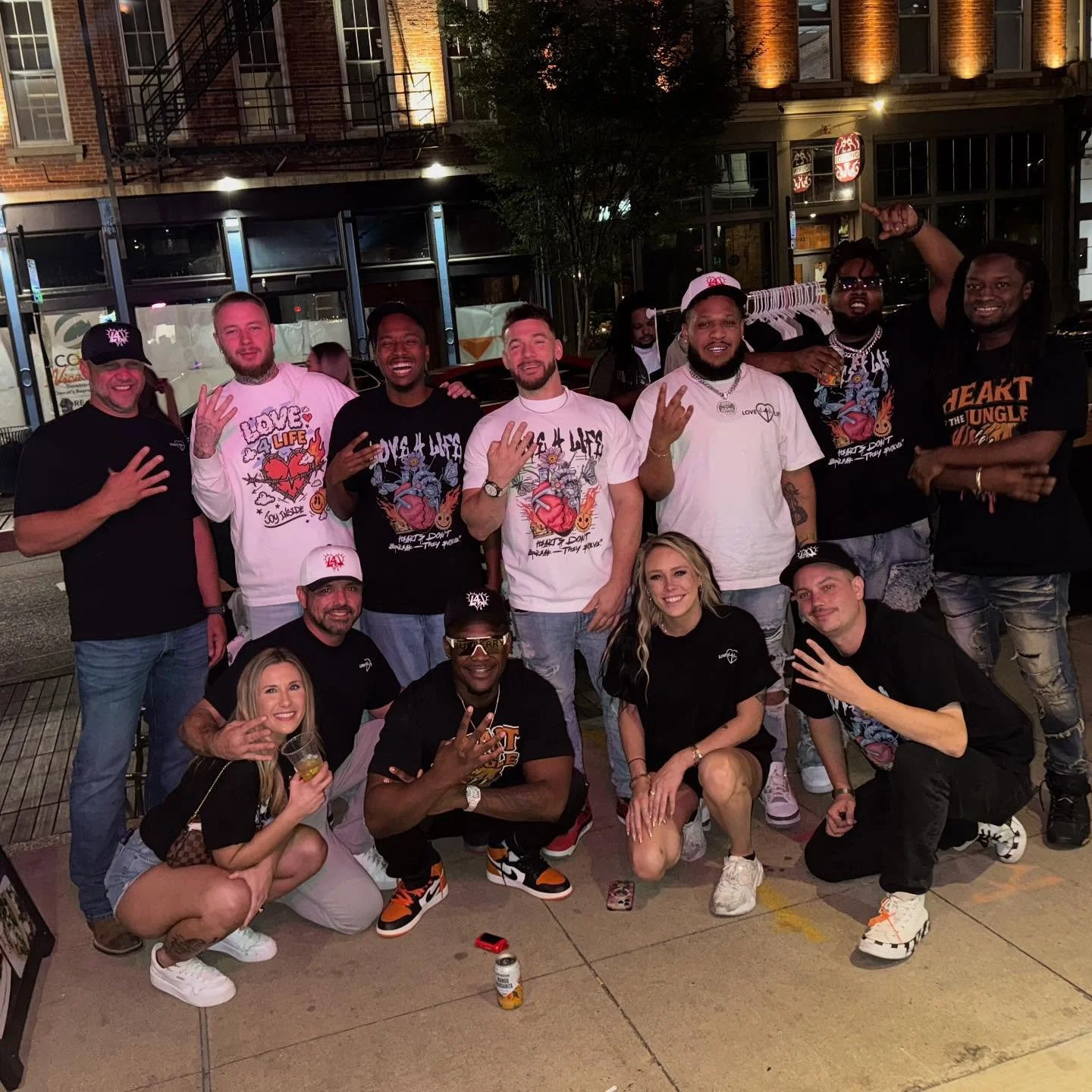 💫 Thank you to everyone who continues to show love and support for Love 4 Life ❤️&zwj;🔥
Every pop-up, every drop, every moment is possible because of this community.
Through the highs and the lows, the mission stays the same: spreading love, unity,